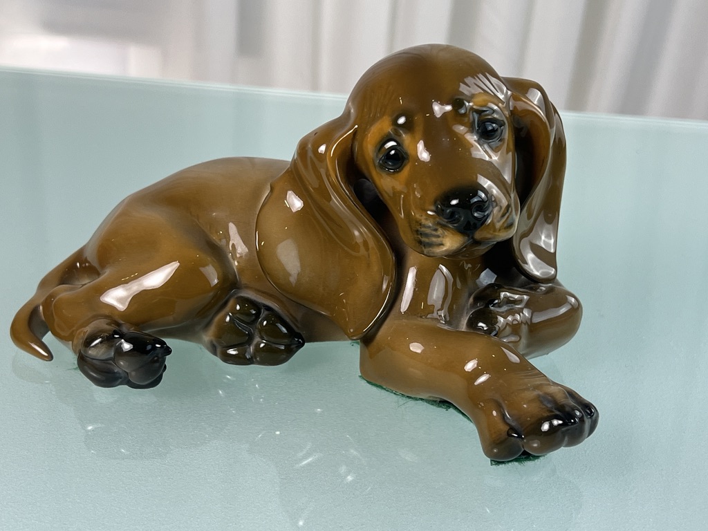 Rosenthal Figur Porzellan Hund Dackel 10 x 17 cm. 1 Wahl  Top Zustand  