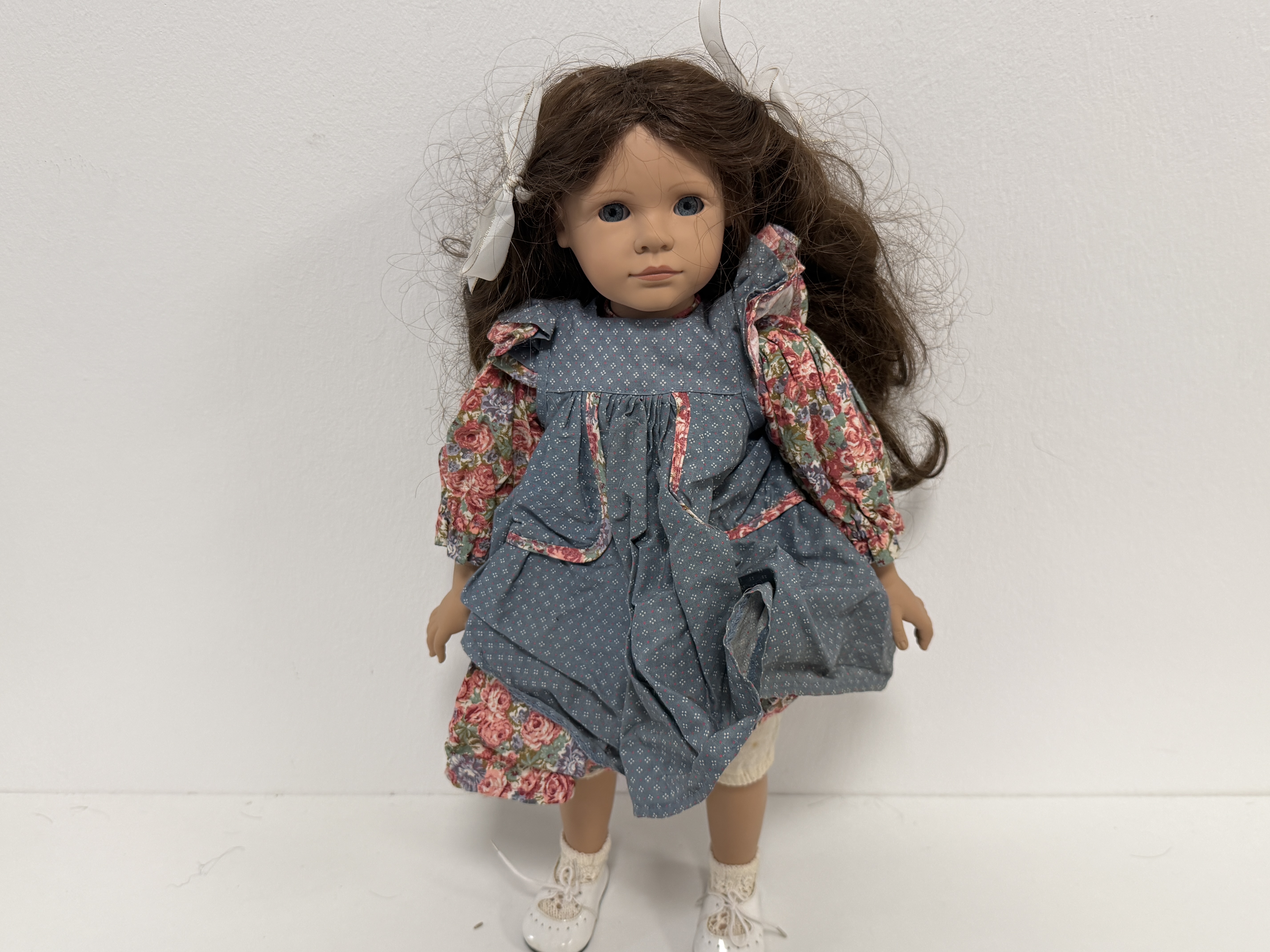  Künstlerpuppe Heidi Ott Vinyl Puppe 48 cm. Top Zustand    