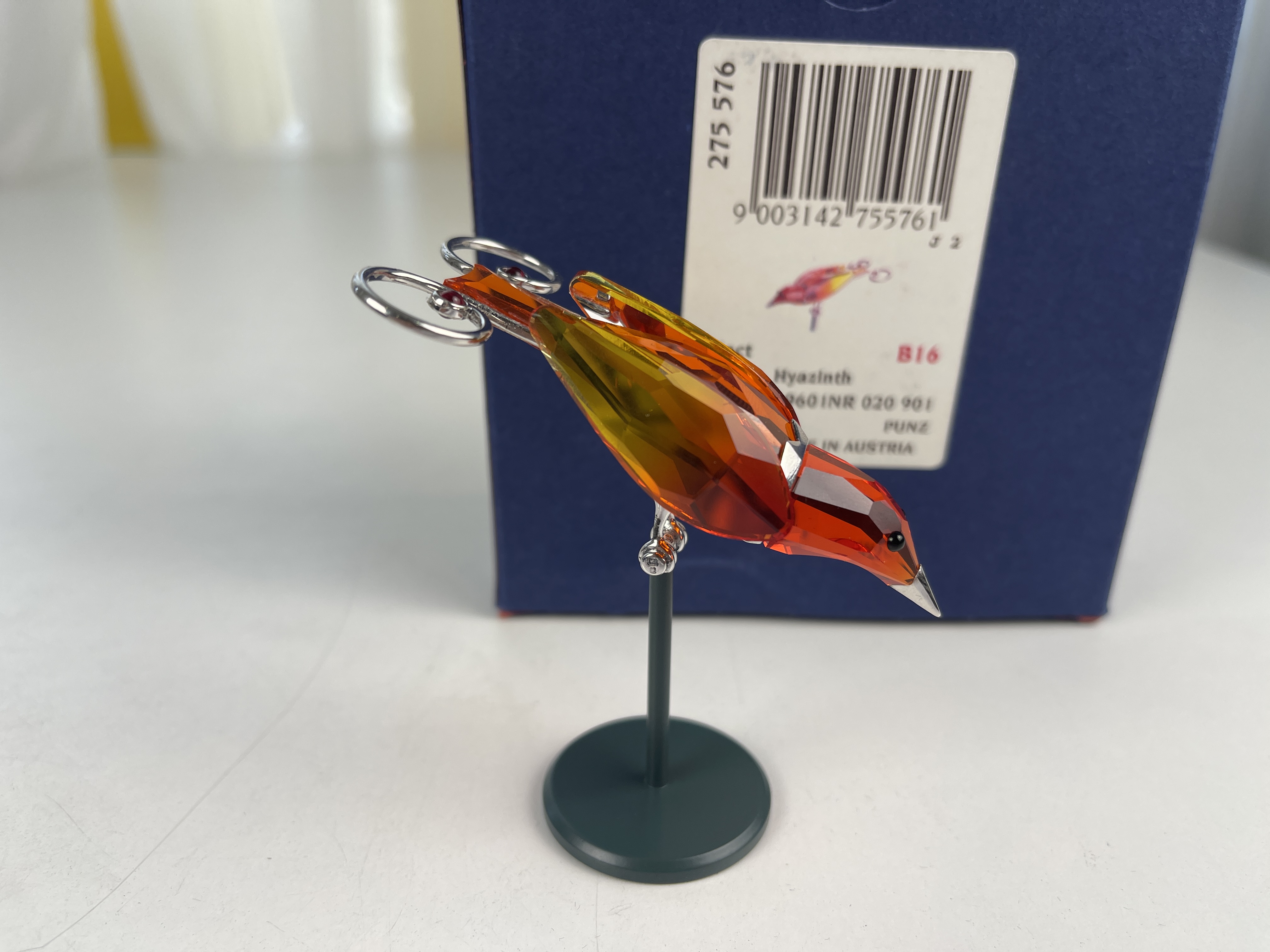 Swarovski Figur 275576 Paradise Banu Vogel 7 cm + OVP & Zertifikat Zustand siehe Fotos