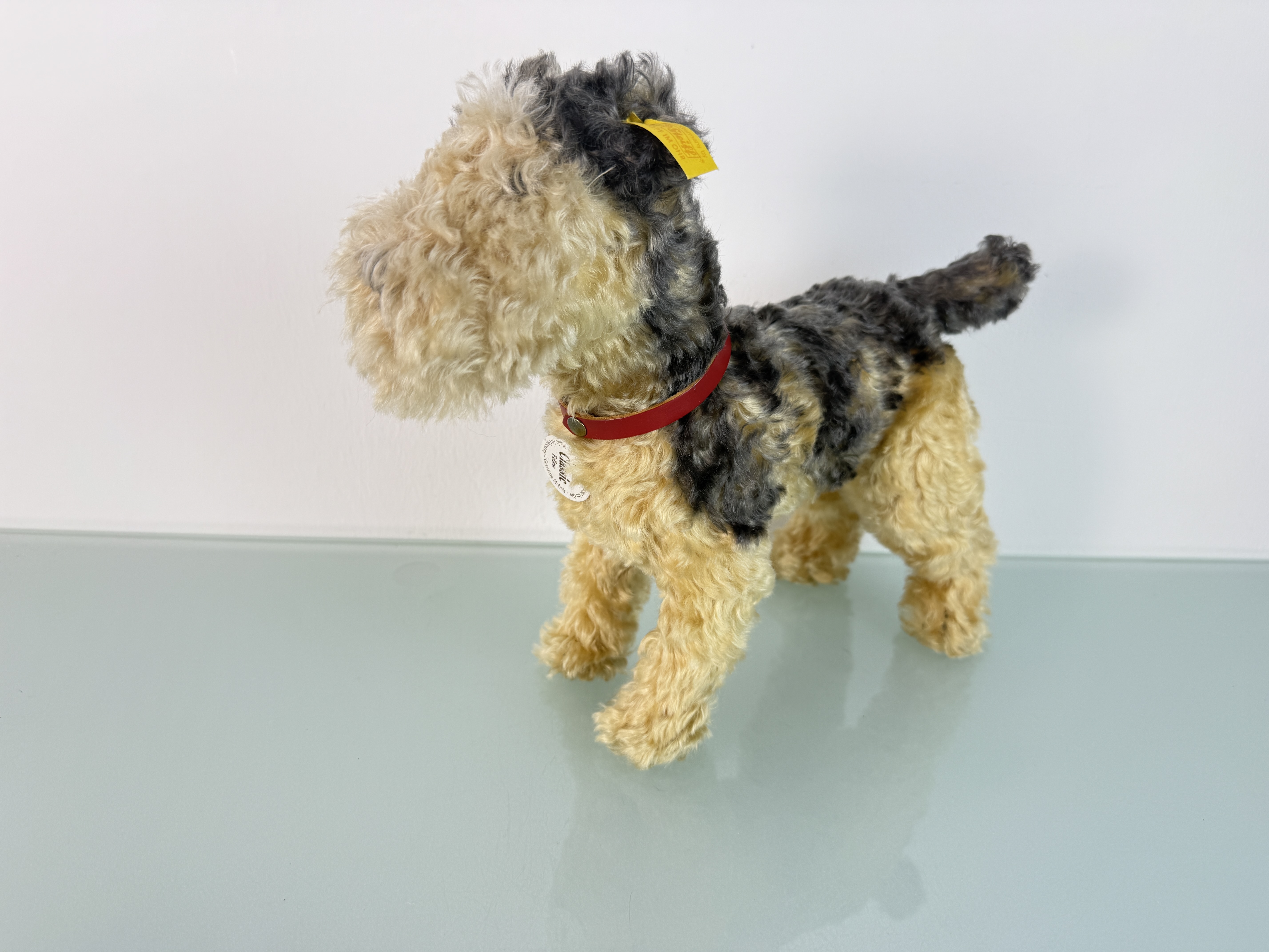 Steiff Tier 035012 Hund Fox Terrier 28 cm. Top Zustand 