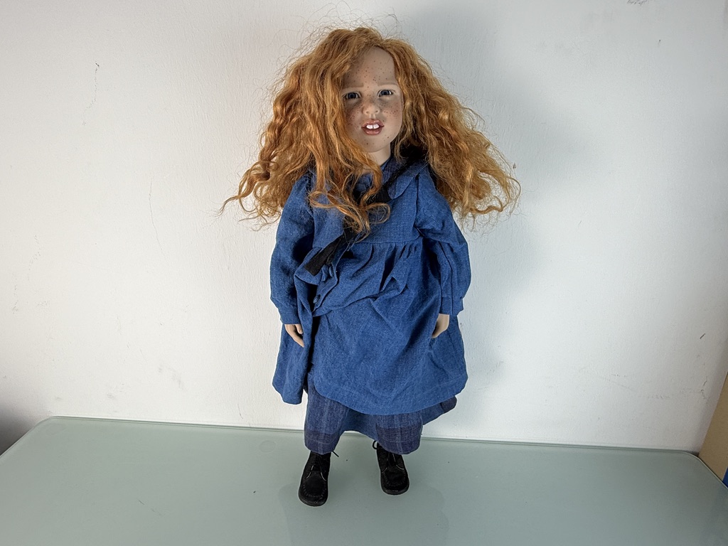 Zwergnase Künstlerpuppe Nicole Marschollek Puppe 63 cm. Top Zustand   