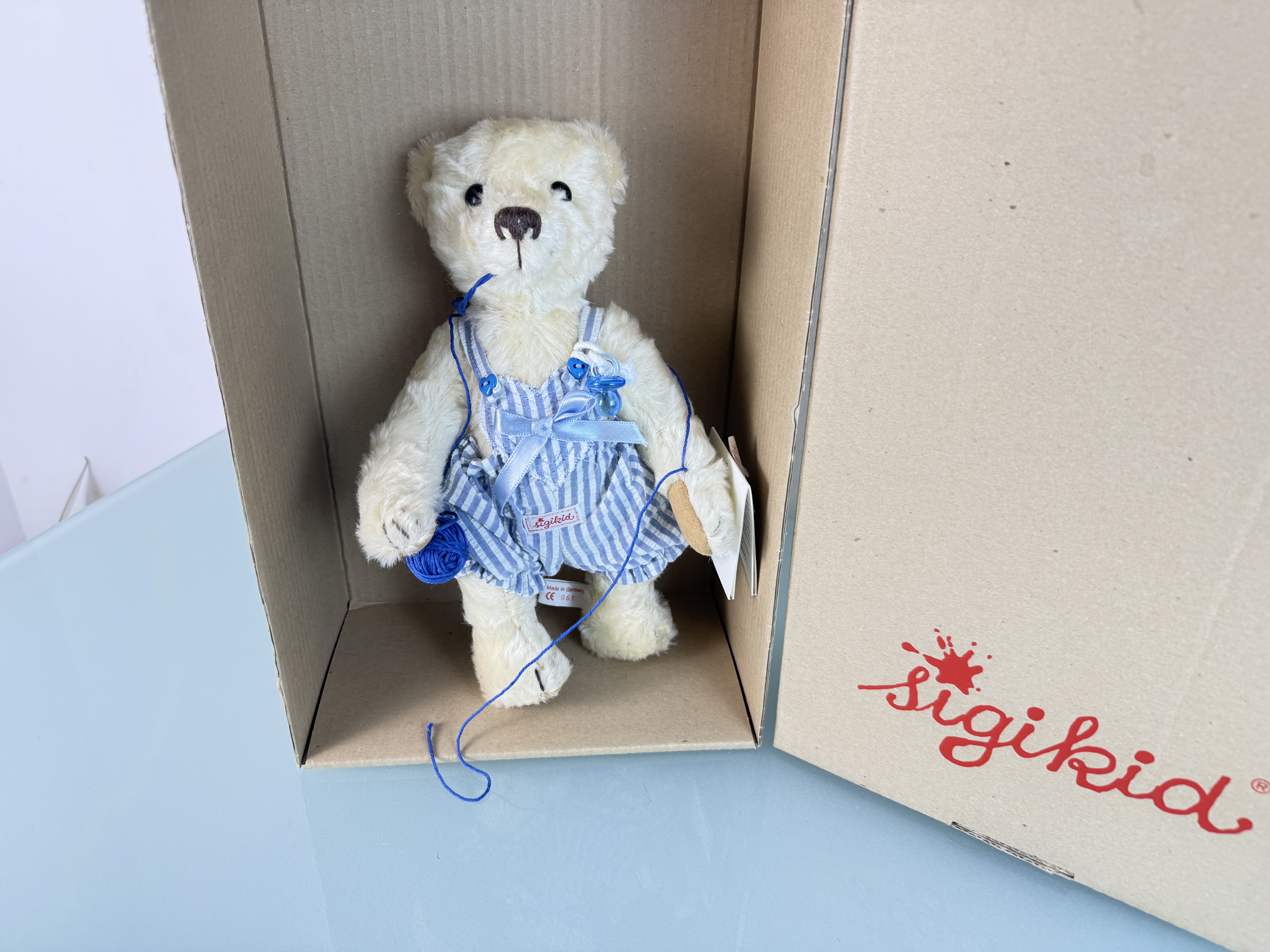 Sigikid Bär Künstlerbär Teddy Bär 29 cm. Top Zustand.   