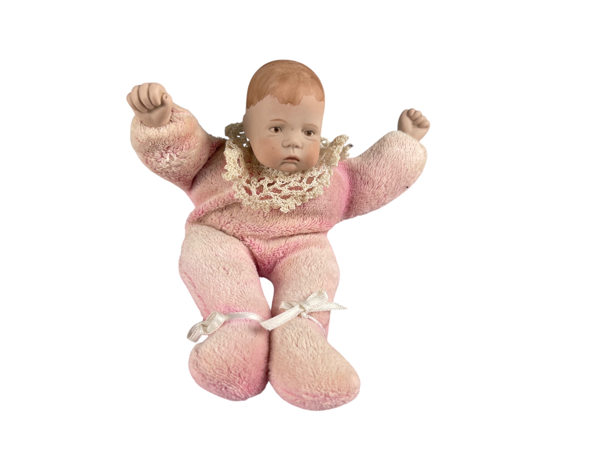 Sammler Puppe Porzellan Puppe 17 cm. Zustand siehe Fotos 