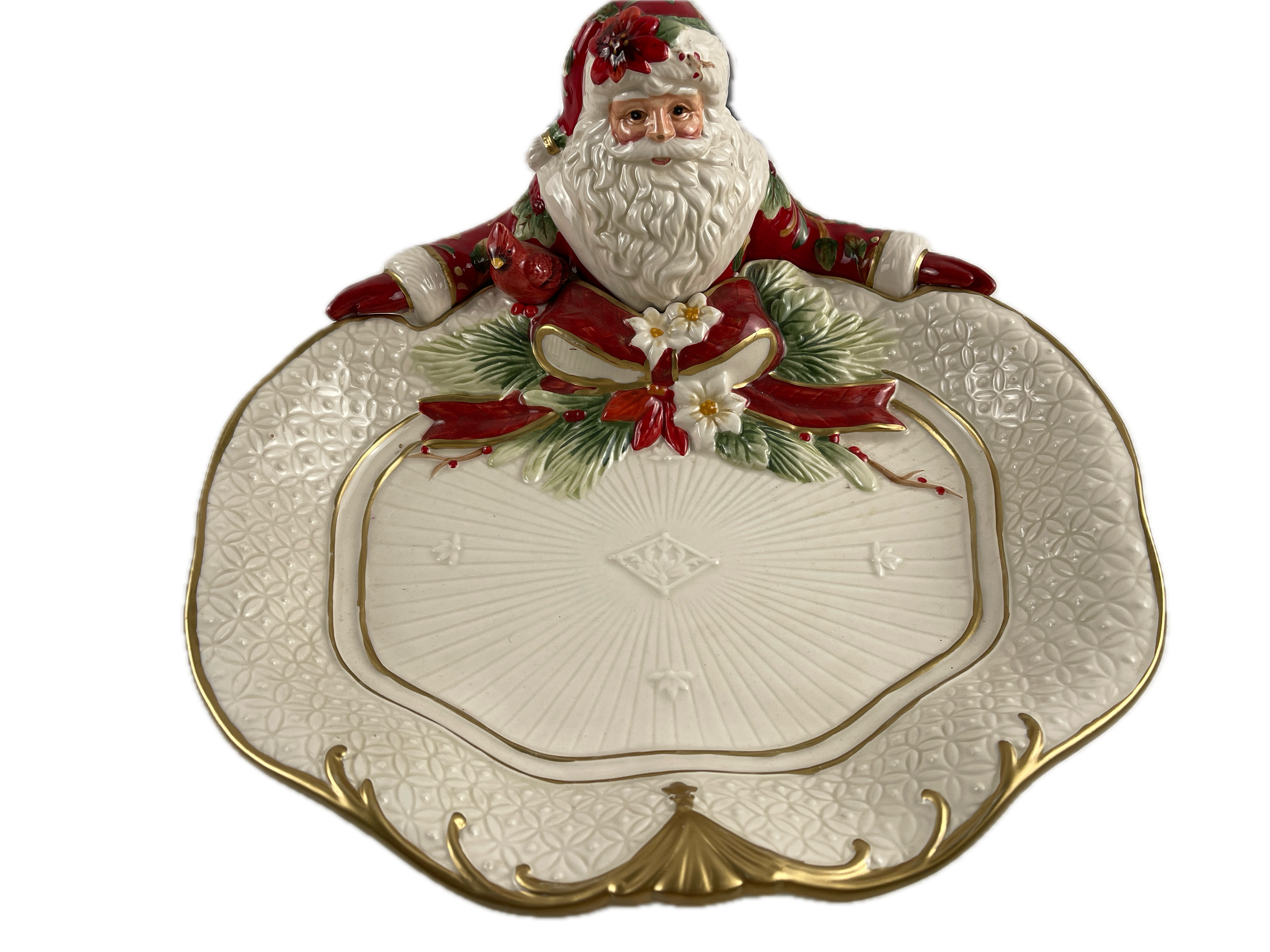 Fitz & Floyd Sammler Teller 33 x 28 cm - Top Zustand  