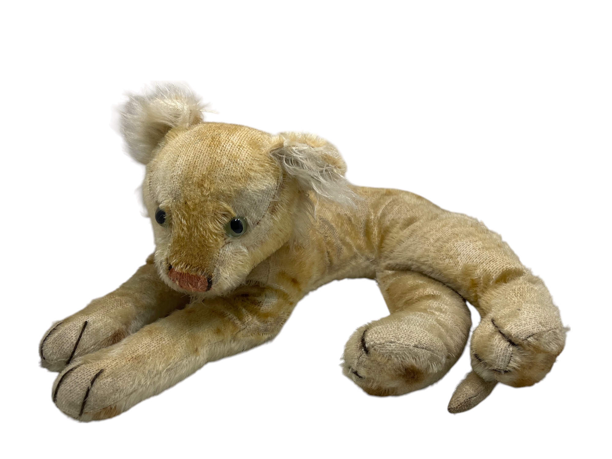 Steiff Tier Löwe 30 x 18 cm.  Zustand  siehe Fotos 