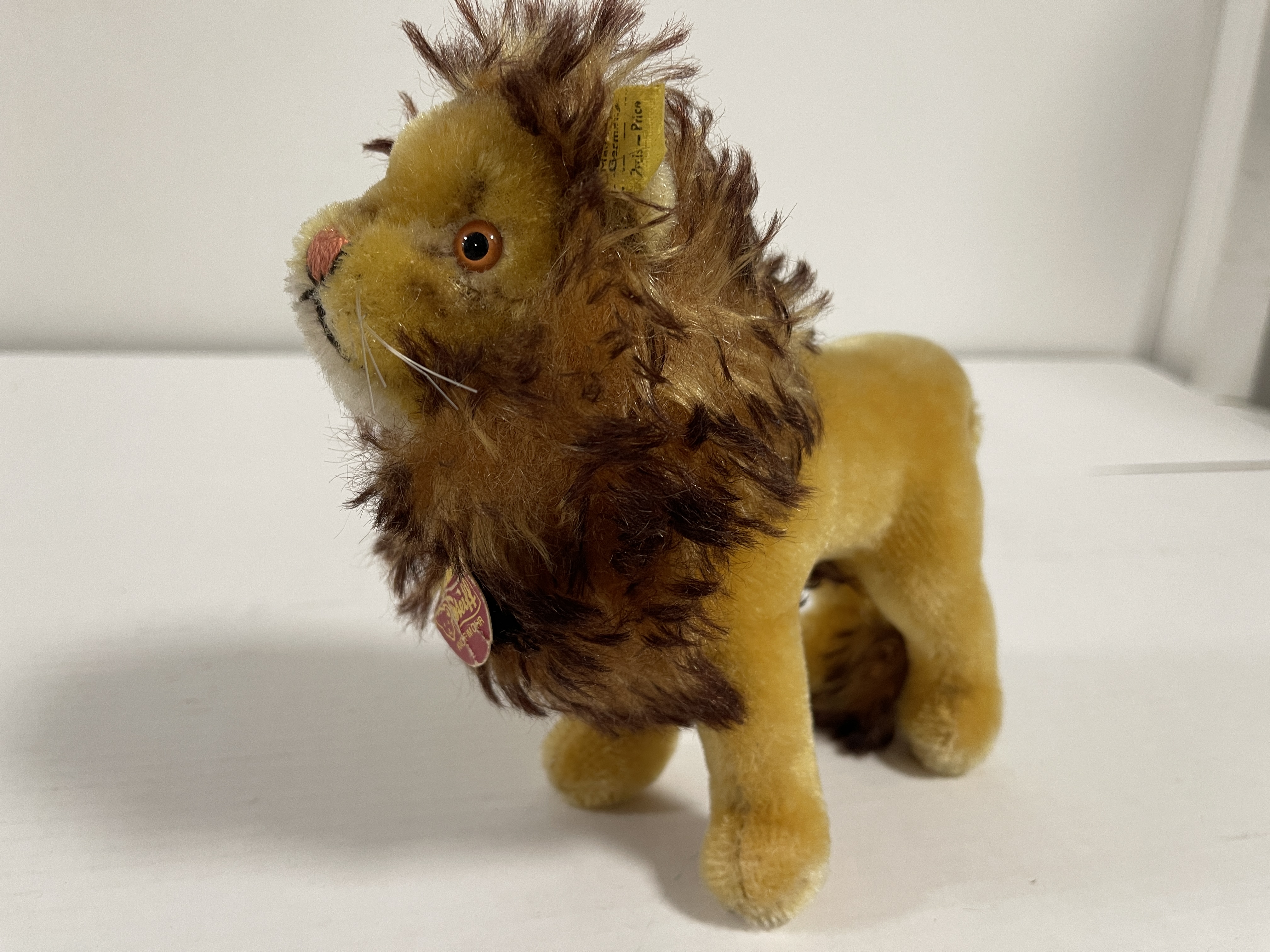 Steiff Tier Stofftier 0800/17 Löwe Leo 17 cm. Top Zustand  