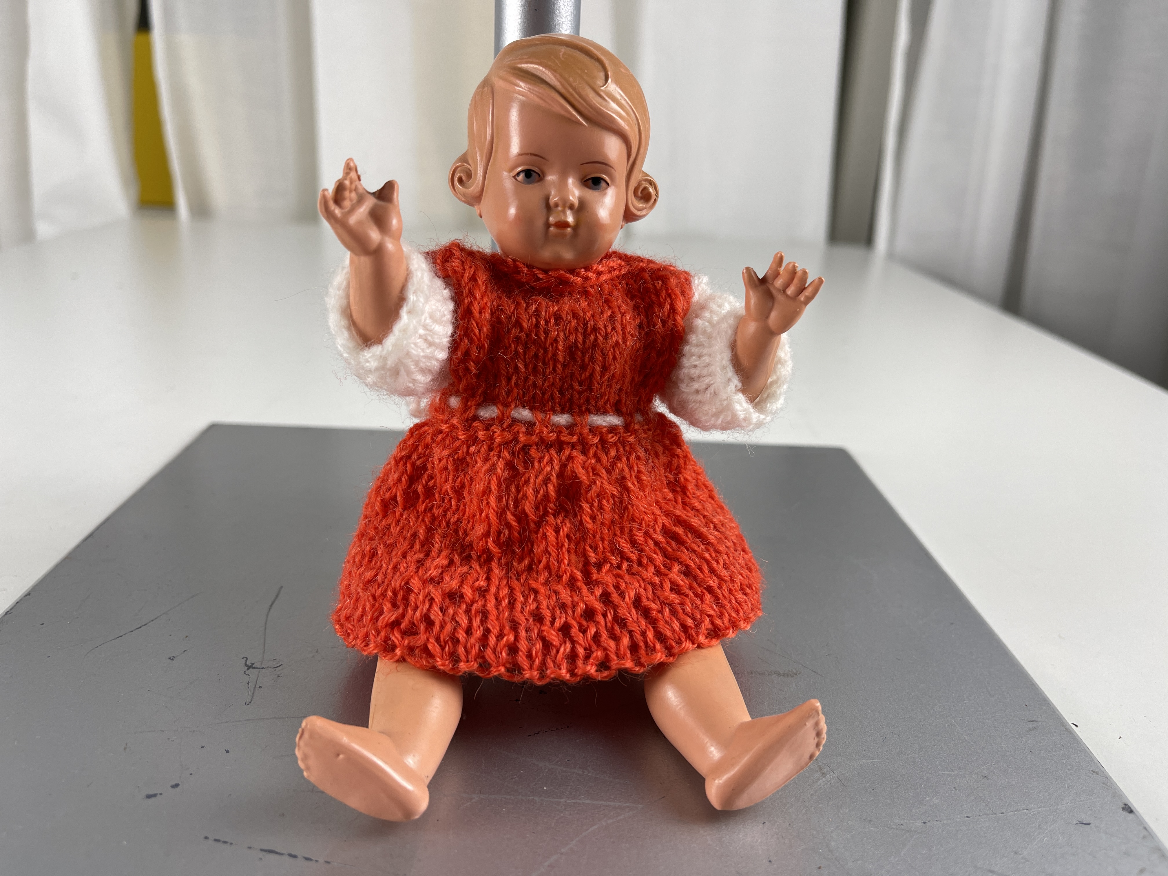  Schildkröt Puppe Schildkrötpuppe Puppe 19,5 cm. Top Zustand   