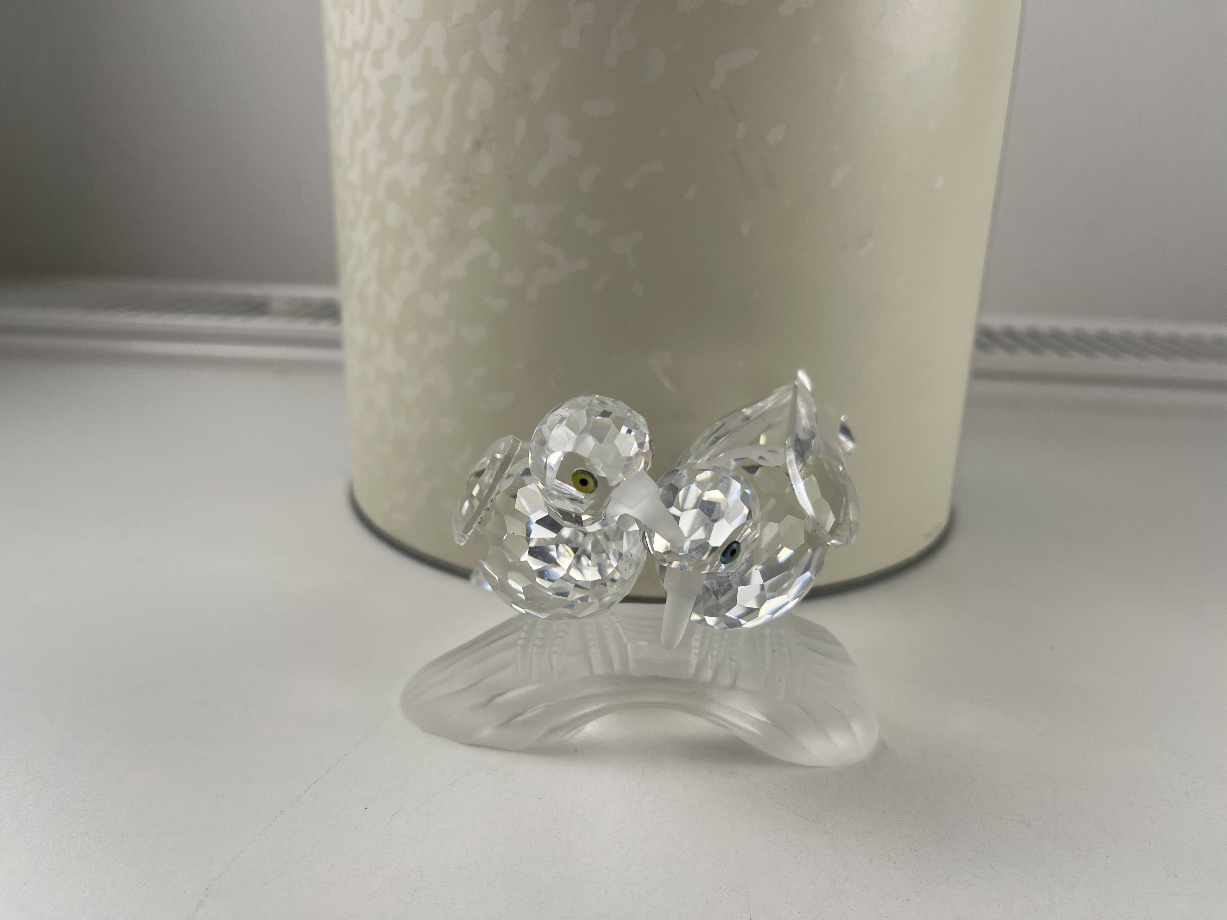 Swarovski Figur 117895 Tauben Turteltauben 9 cm. Ovp Zertifikat. Top Zustand  