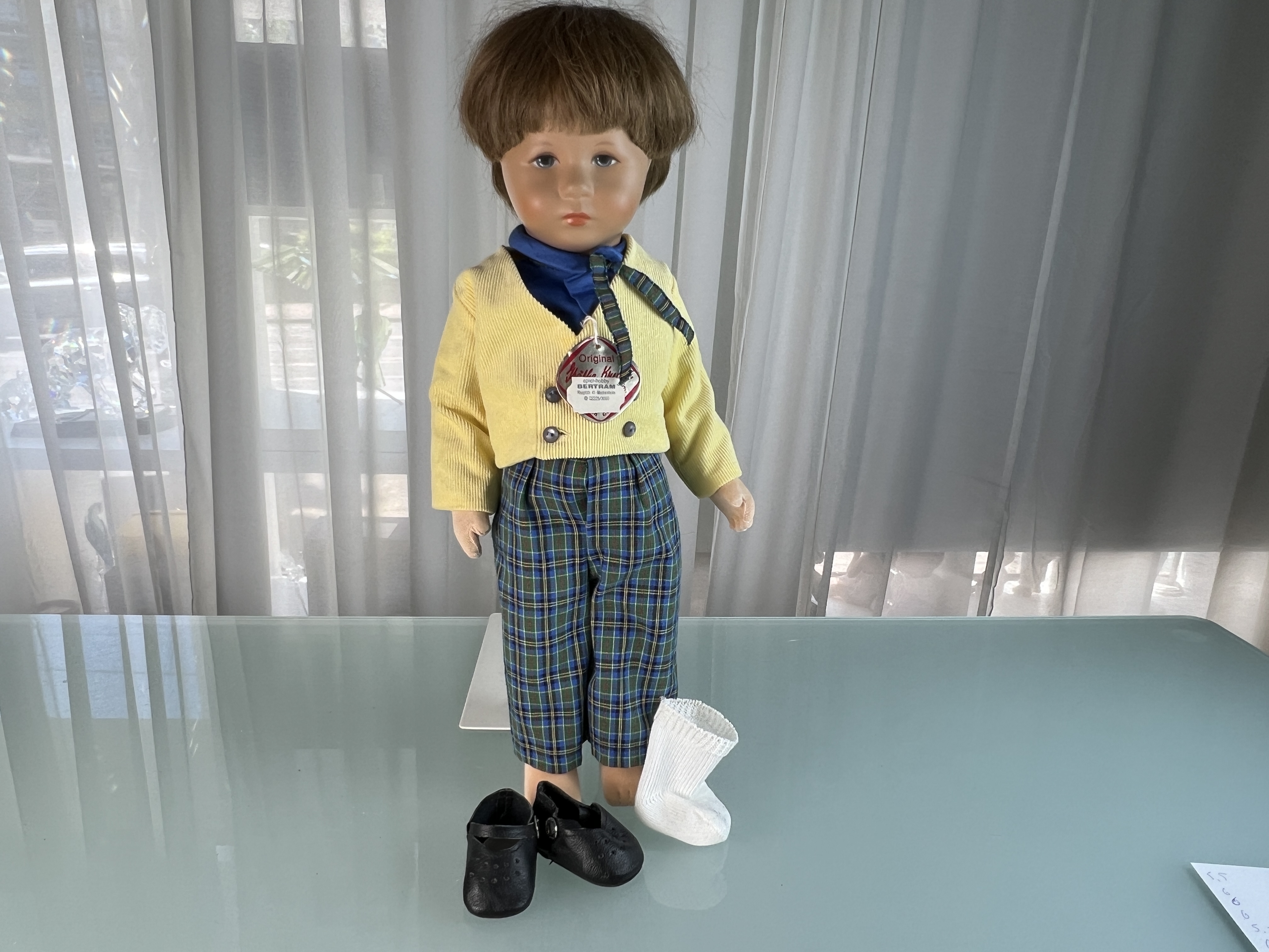 Käthe Kruse Sammlerpuppe Puppe 45 cm Top Zustand Siehe Fotos     