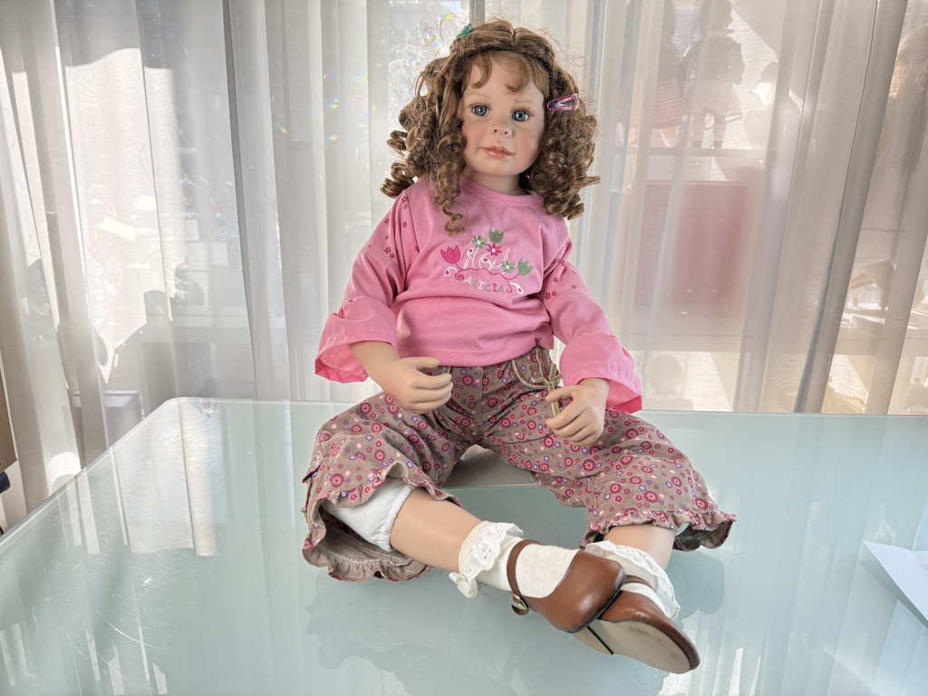 Künstlerpuppe Monika Peter Leicht Puppe Vinyl Puppe 83 cm. Top Zustand 