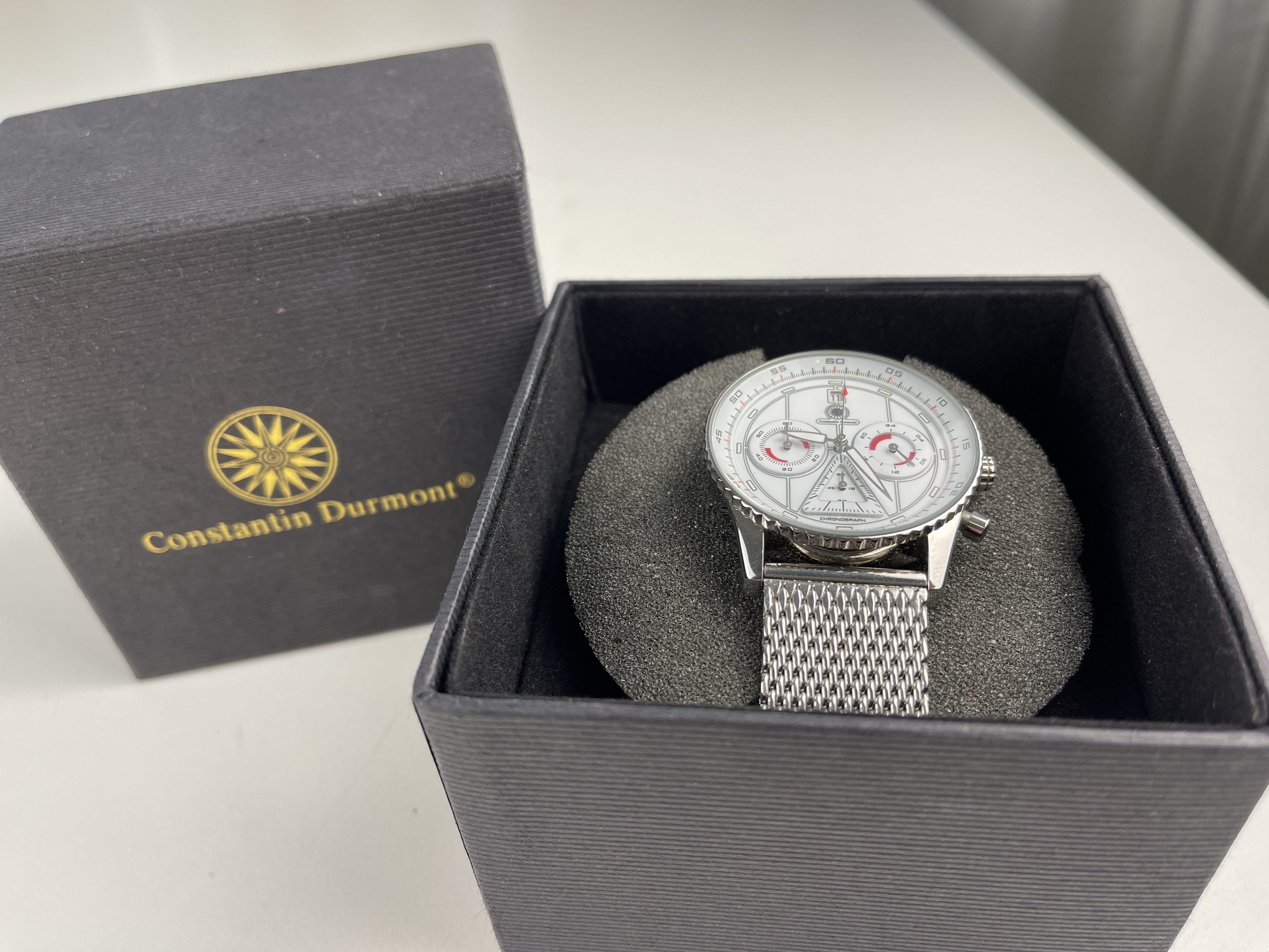 Constantin Durmont Herren Armbanduhr Chronograph  - Top Zustand  