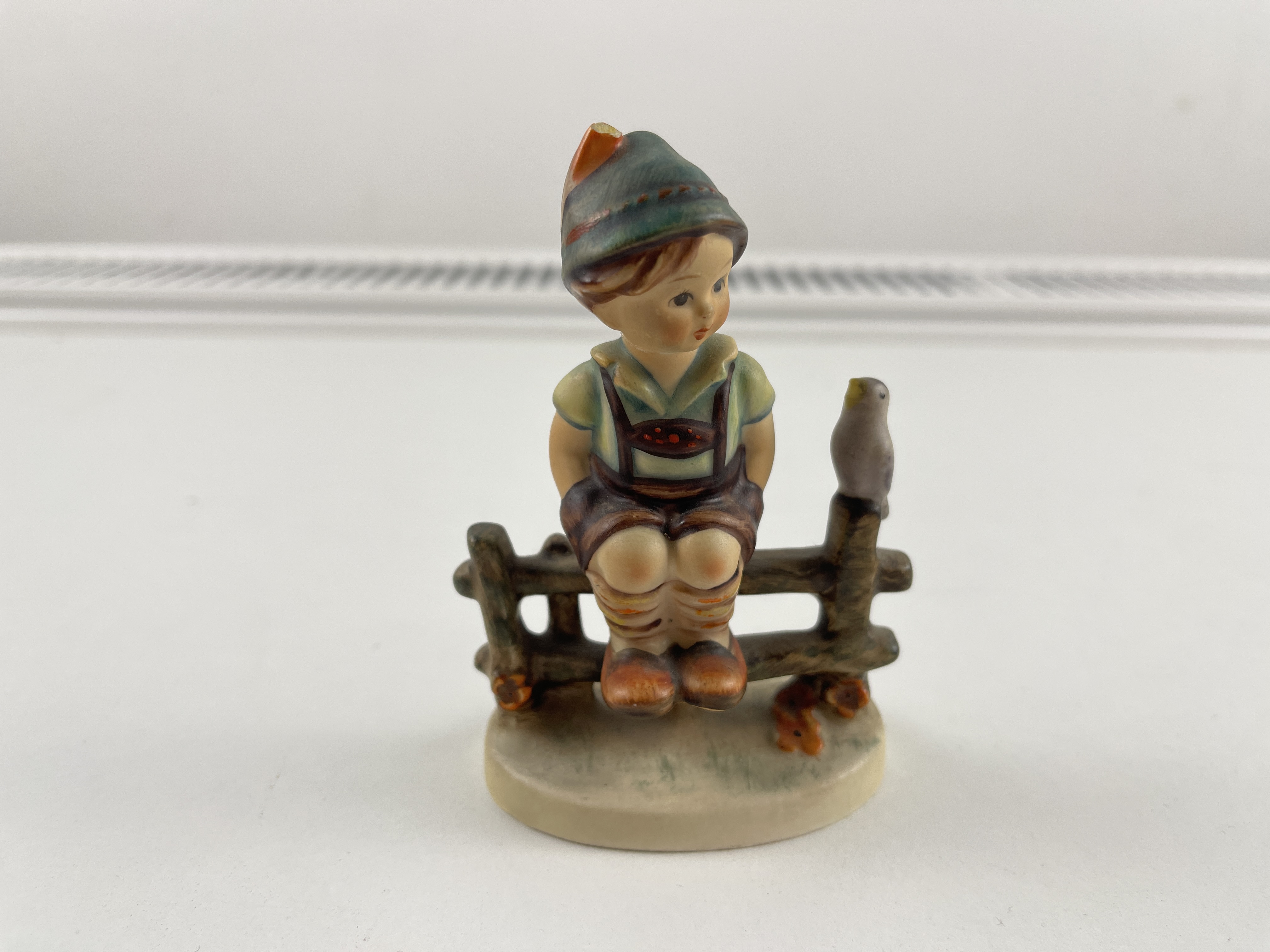  Hummel Figur Porzellanfigur 111 3/0 Vaters G´scheitester 10 cm. 1 Wahl. Top Zustand 