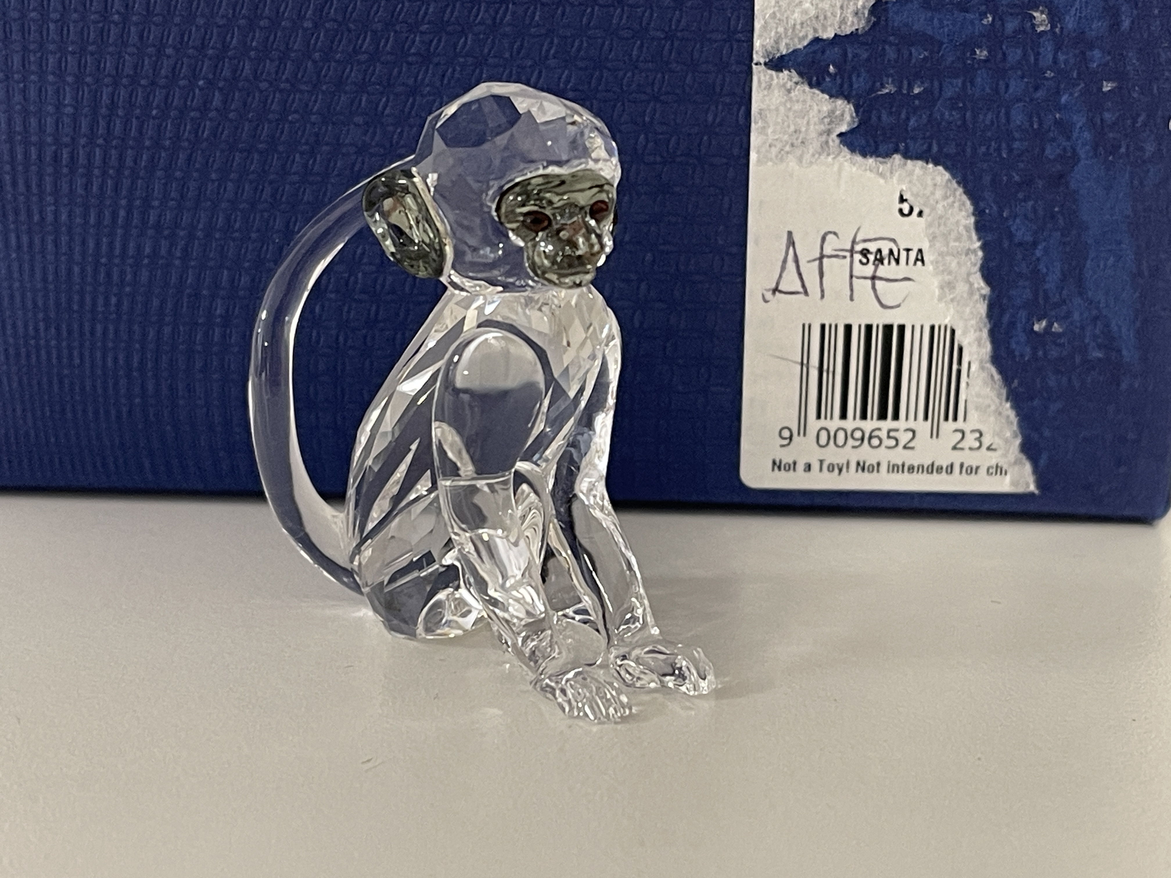 Swarovski Figur 5301552 SCS Grüne Meerkatze 4,5 cm Ovp & Zertifikat. Top Zustand  