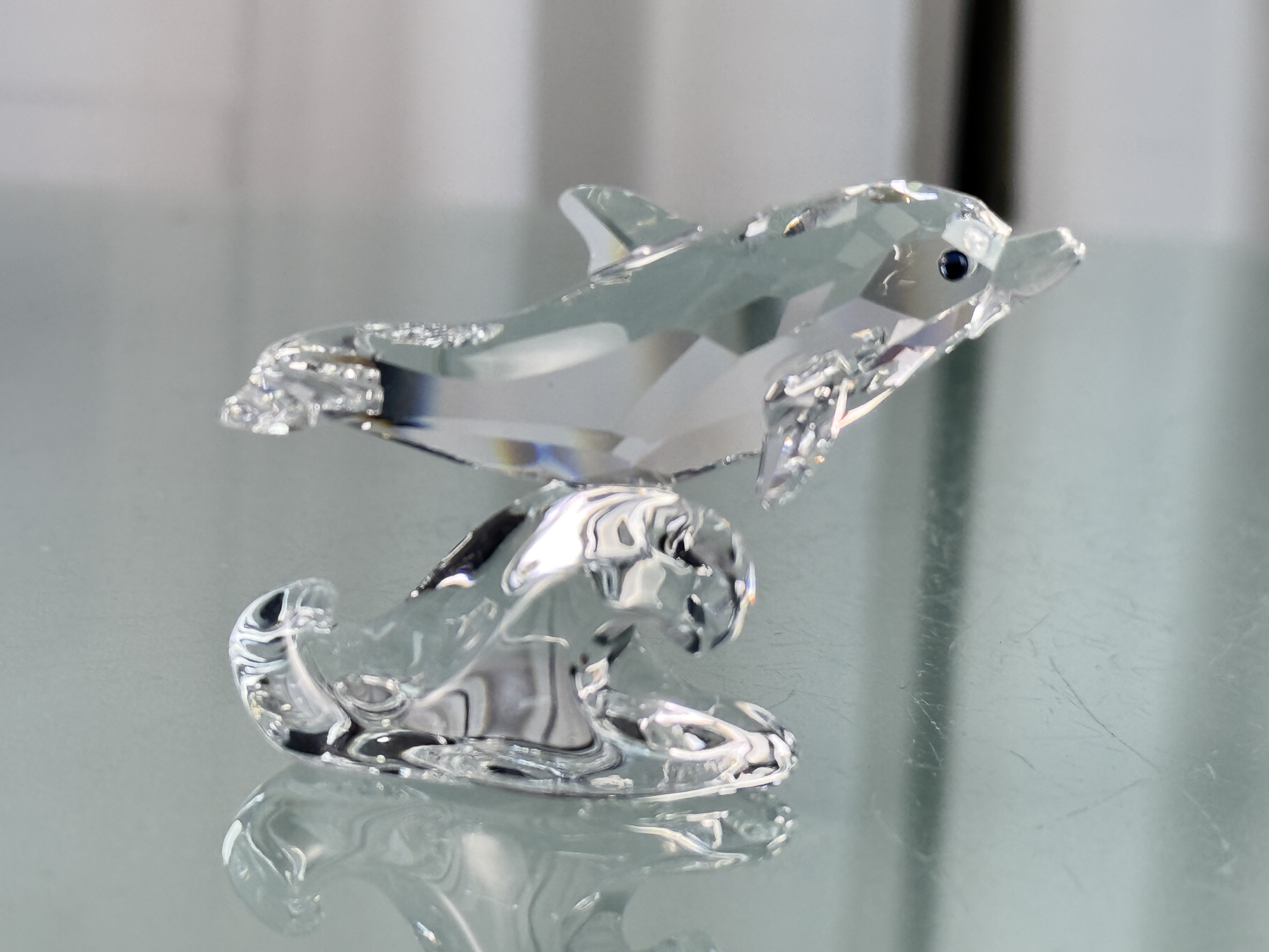  Swarovski Figur 678507 Baby Delfin 6,2 cm Top Zustand 