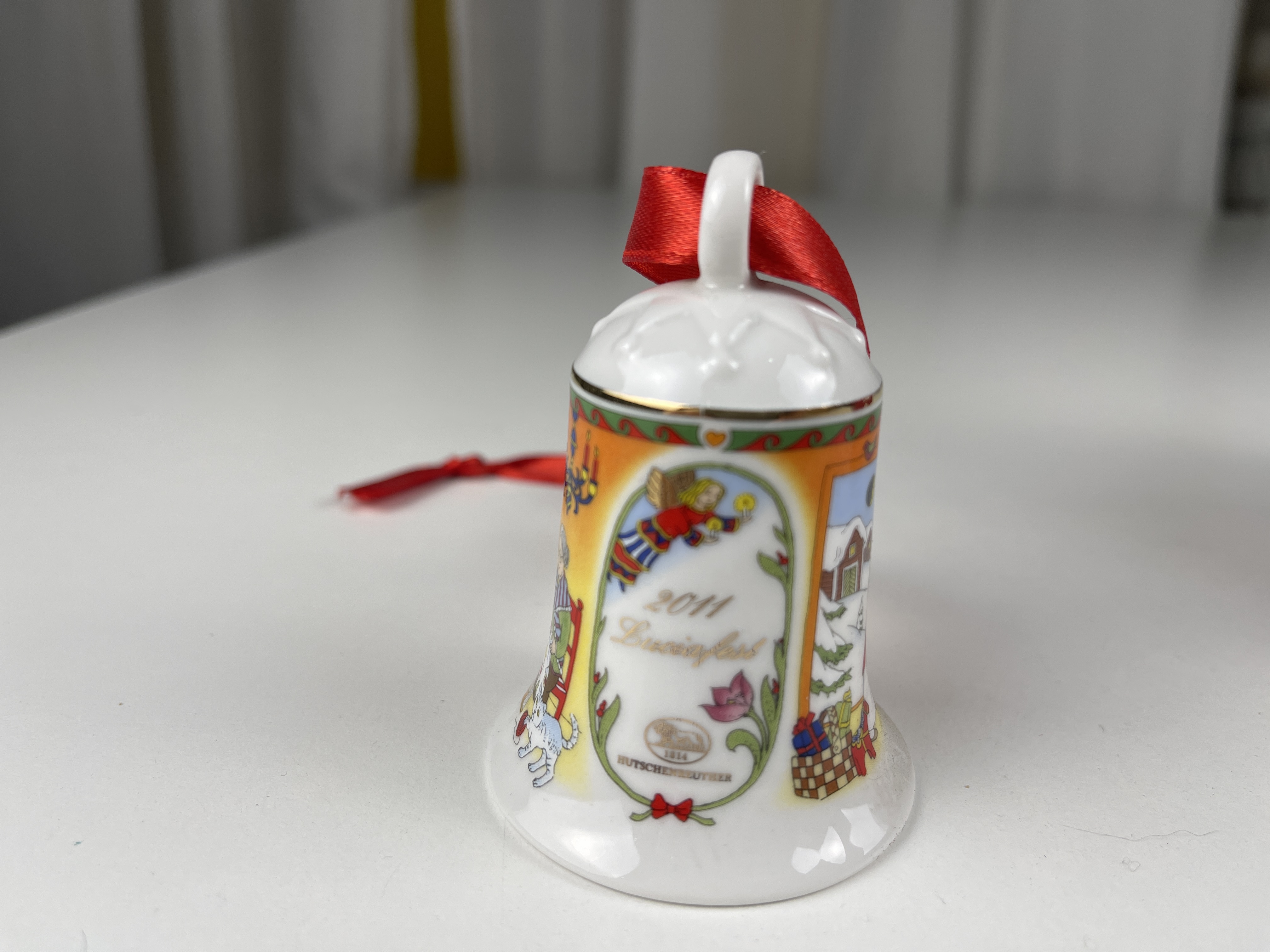  Hutschenreuther 2011 Weihnachtsglocke  7 cm. Top Zustand.  