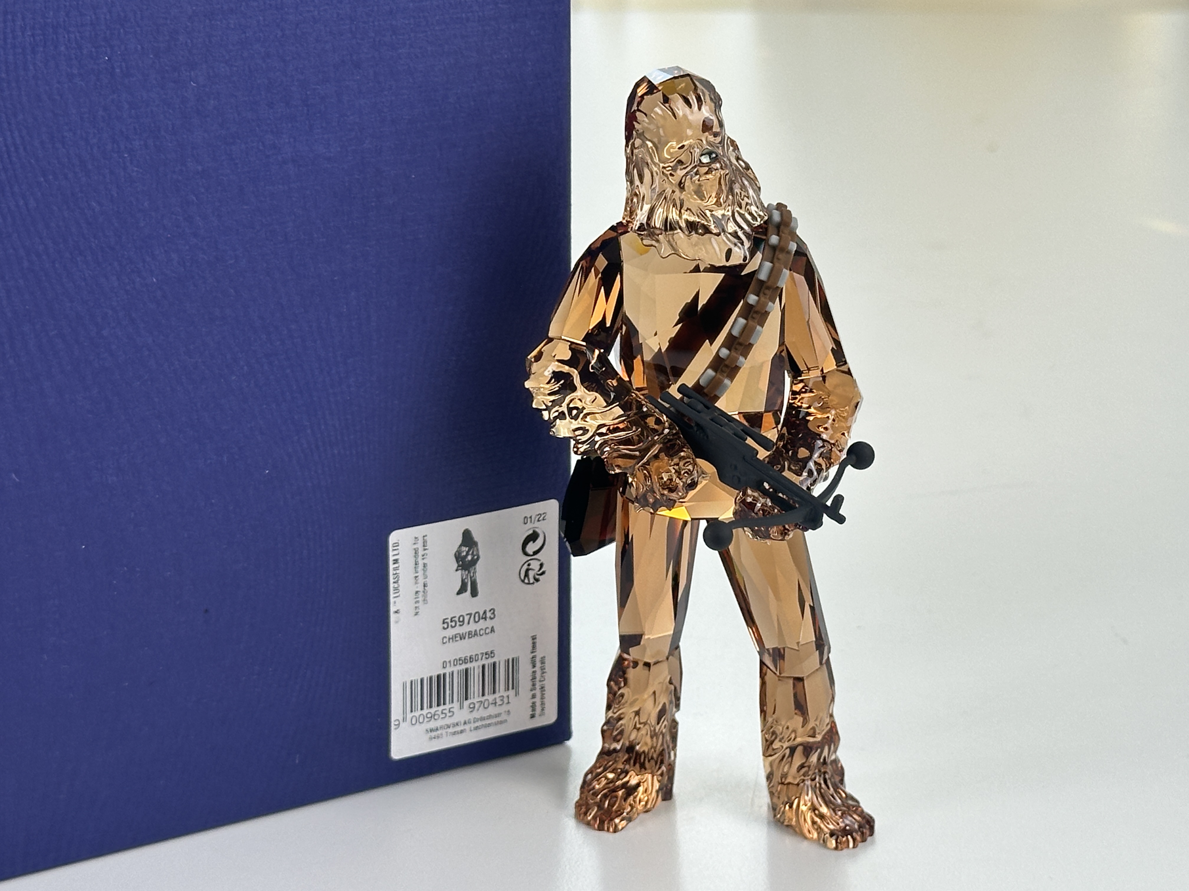 Swarovski Figur 5597043 Star Wars Chewbacca 13,9 cm. Neuware 