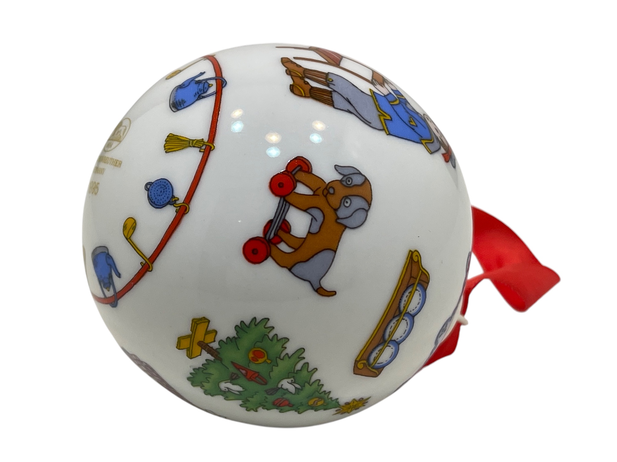  Hutschenreuther Weihnachtskugel 1995 -Top Zustand.   
