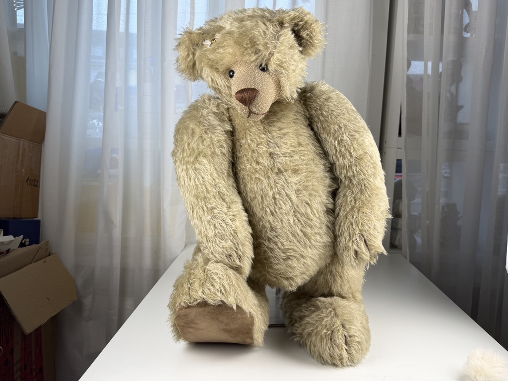 Künstlerbär Teddy Hünfelder Bären Christiane Kaufmann Bär 70 cm Top Zustand
