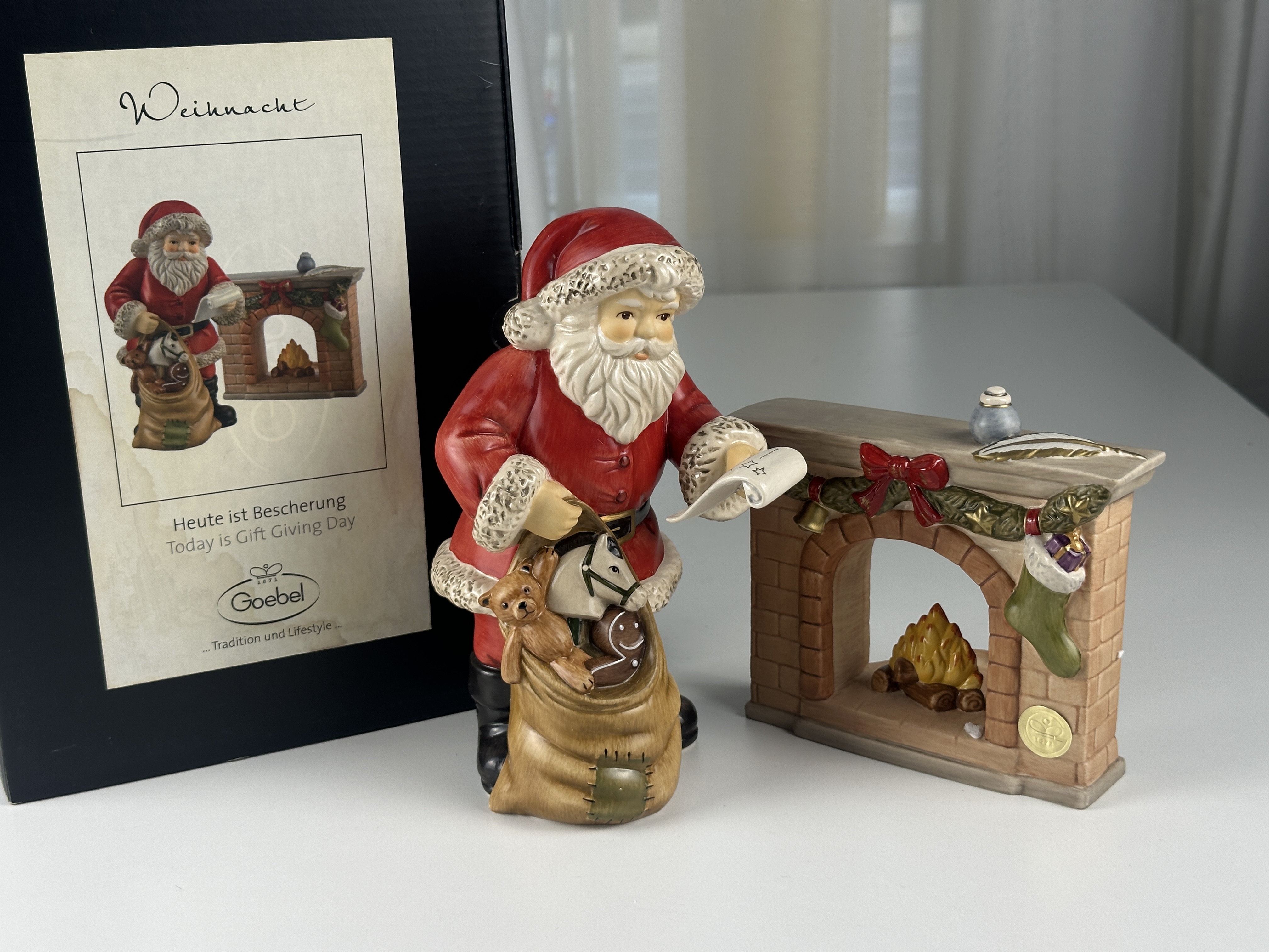 Goebel Figur Engel 66 871 Heute ist Bescherung 20 cm.- 1 Wahl mit OVP Top Zustand