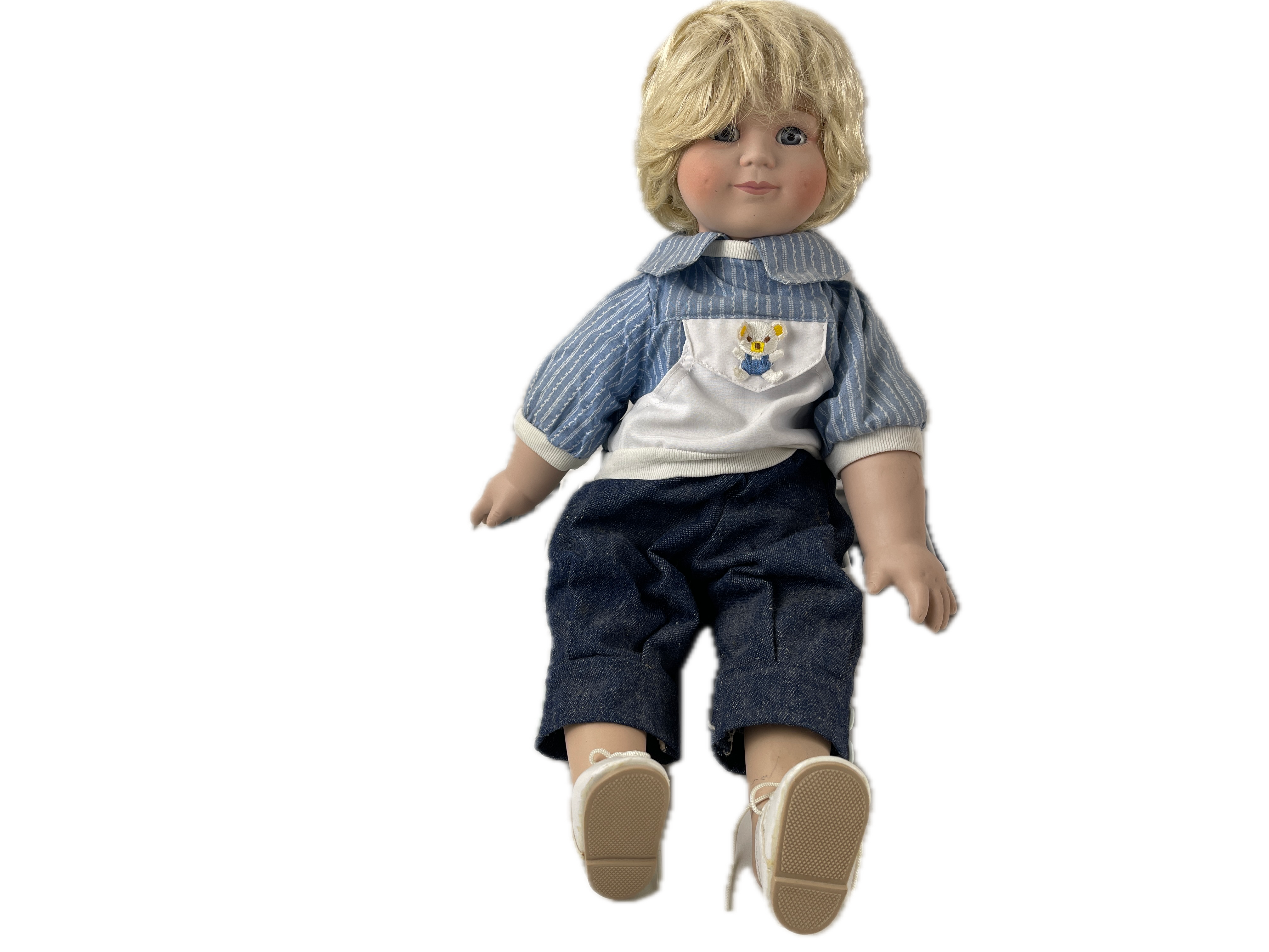 Künstlerpuppe Sammler Porzellan Puppe 40 cm. Top Zustand