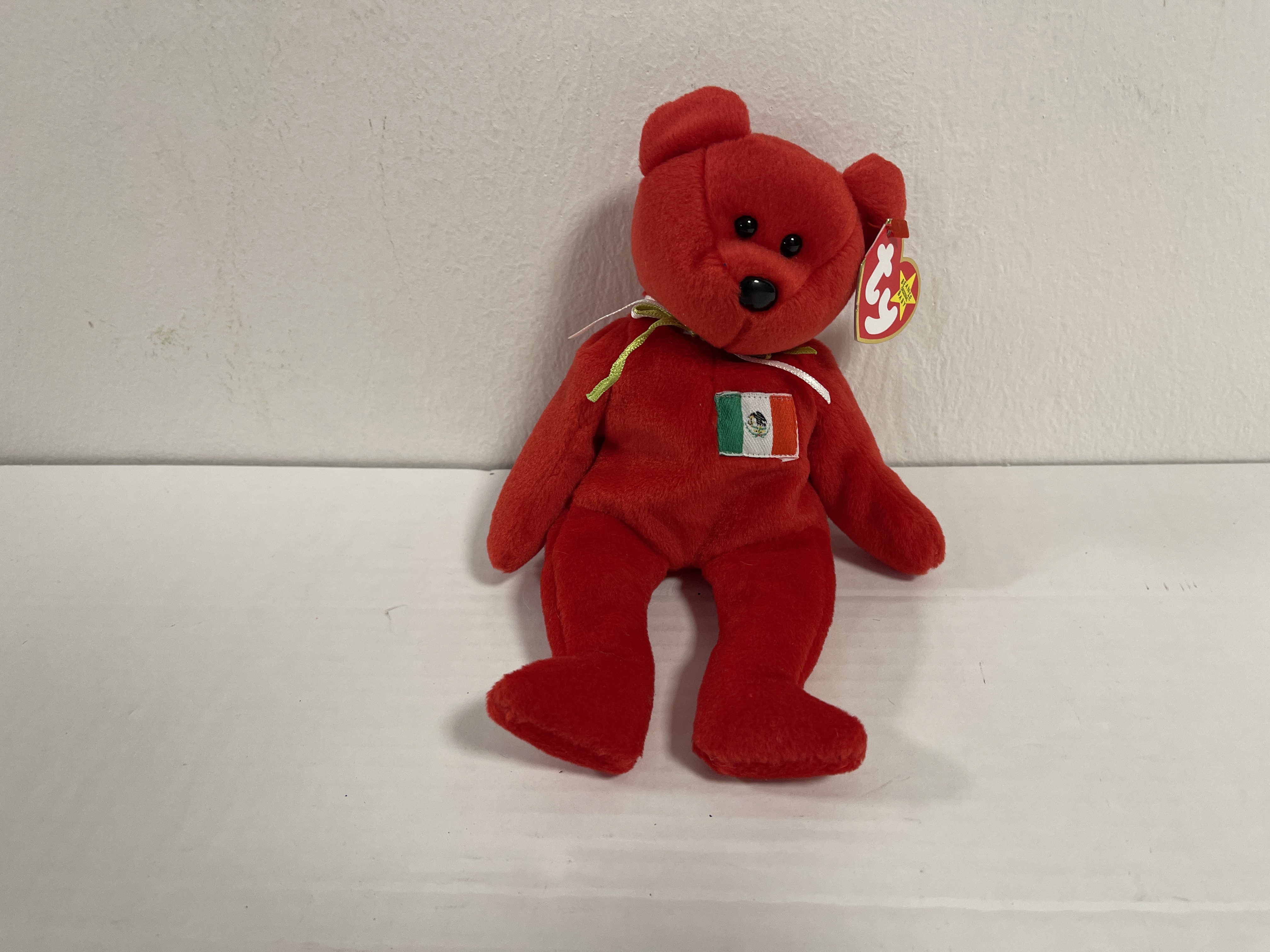 Sammler Stofftier Beanie Babies - Teddybär - 20 cm. Top Zustand