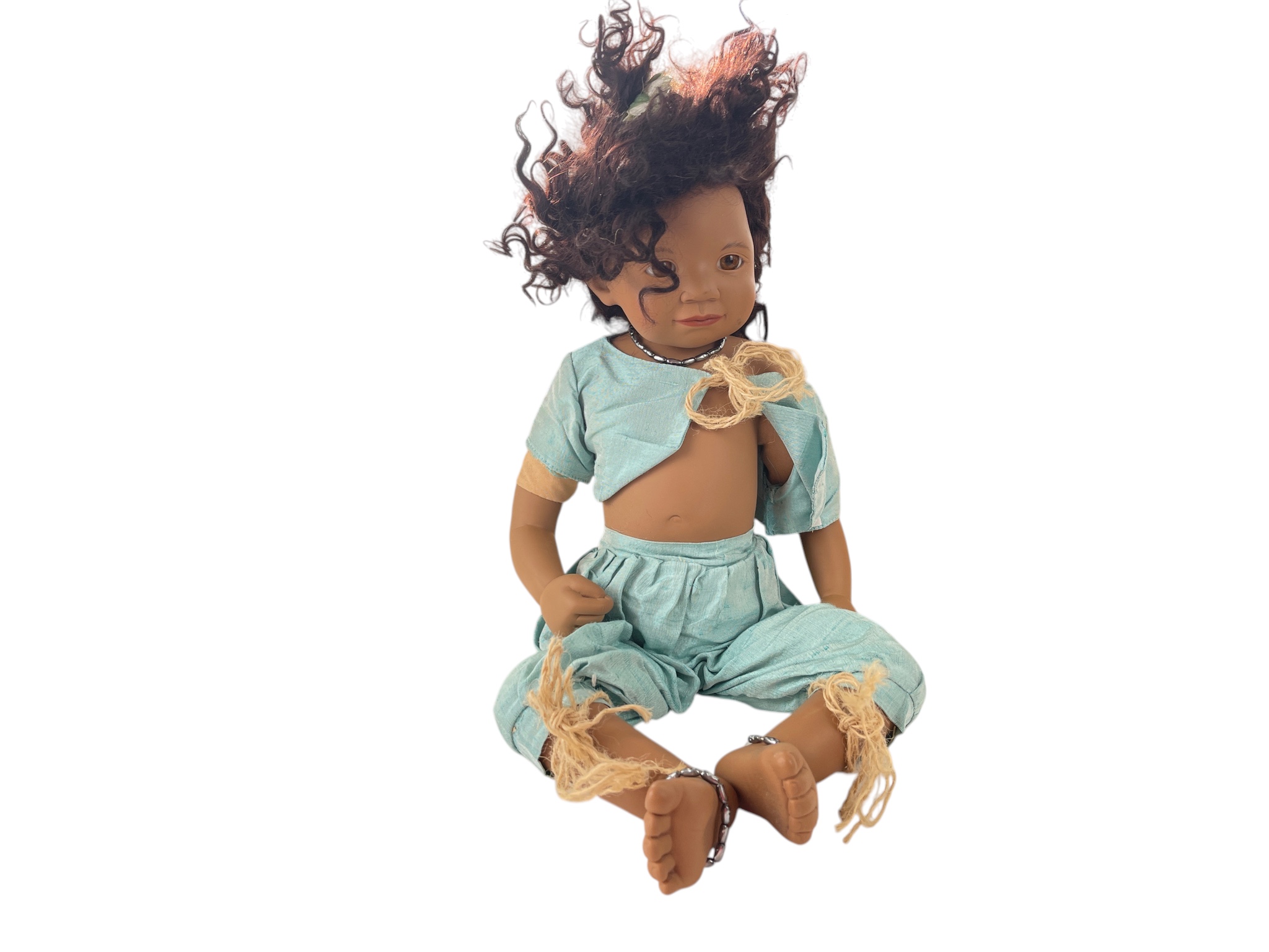 Künstler Vinyl Puppe 48 cm. Zustand siehe Fotos 