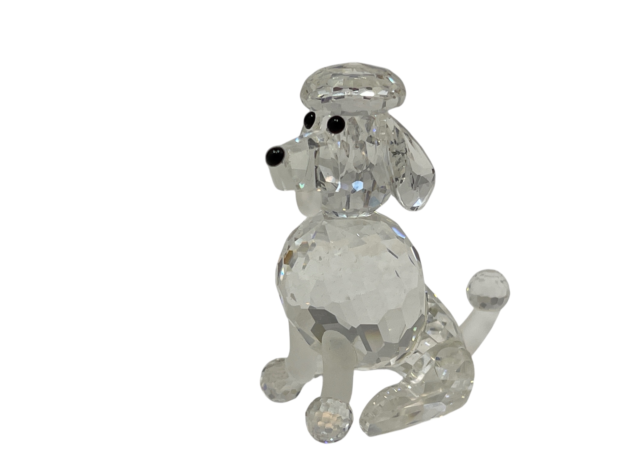 Swarovski Figur 181317 Pudel sitzend 5 cm. Top Zustand  