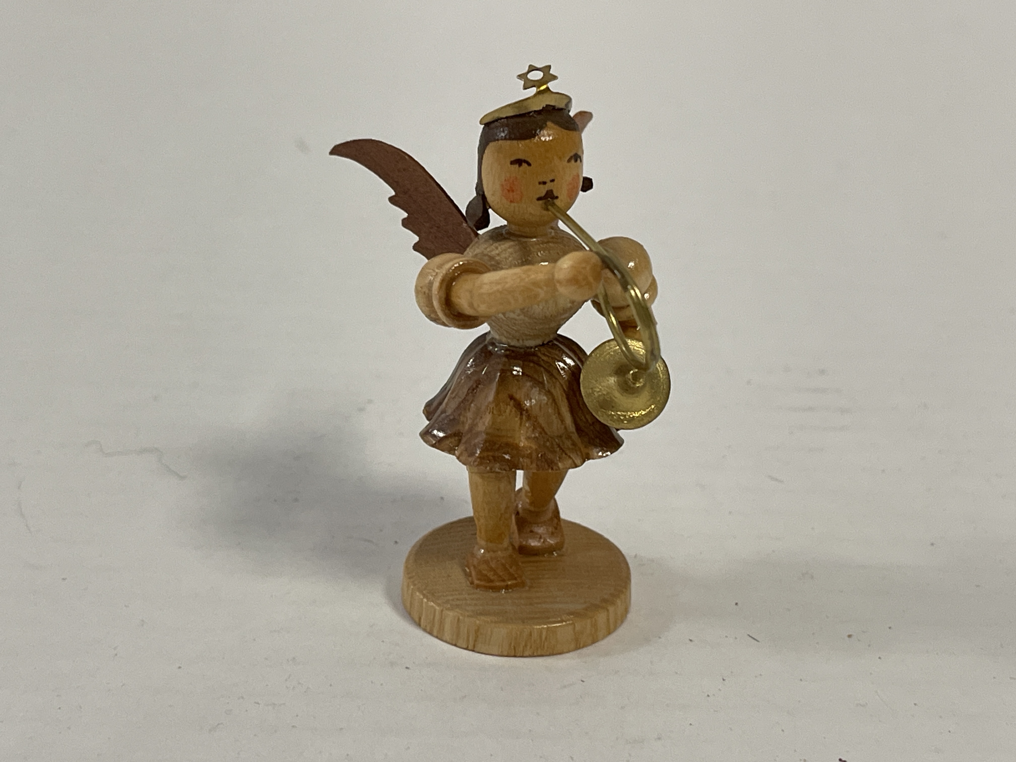 Erzgebirge Blank Figur Engel 6,5 cm.   Zustand siehe Fotos       