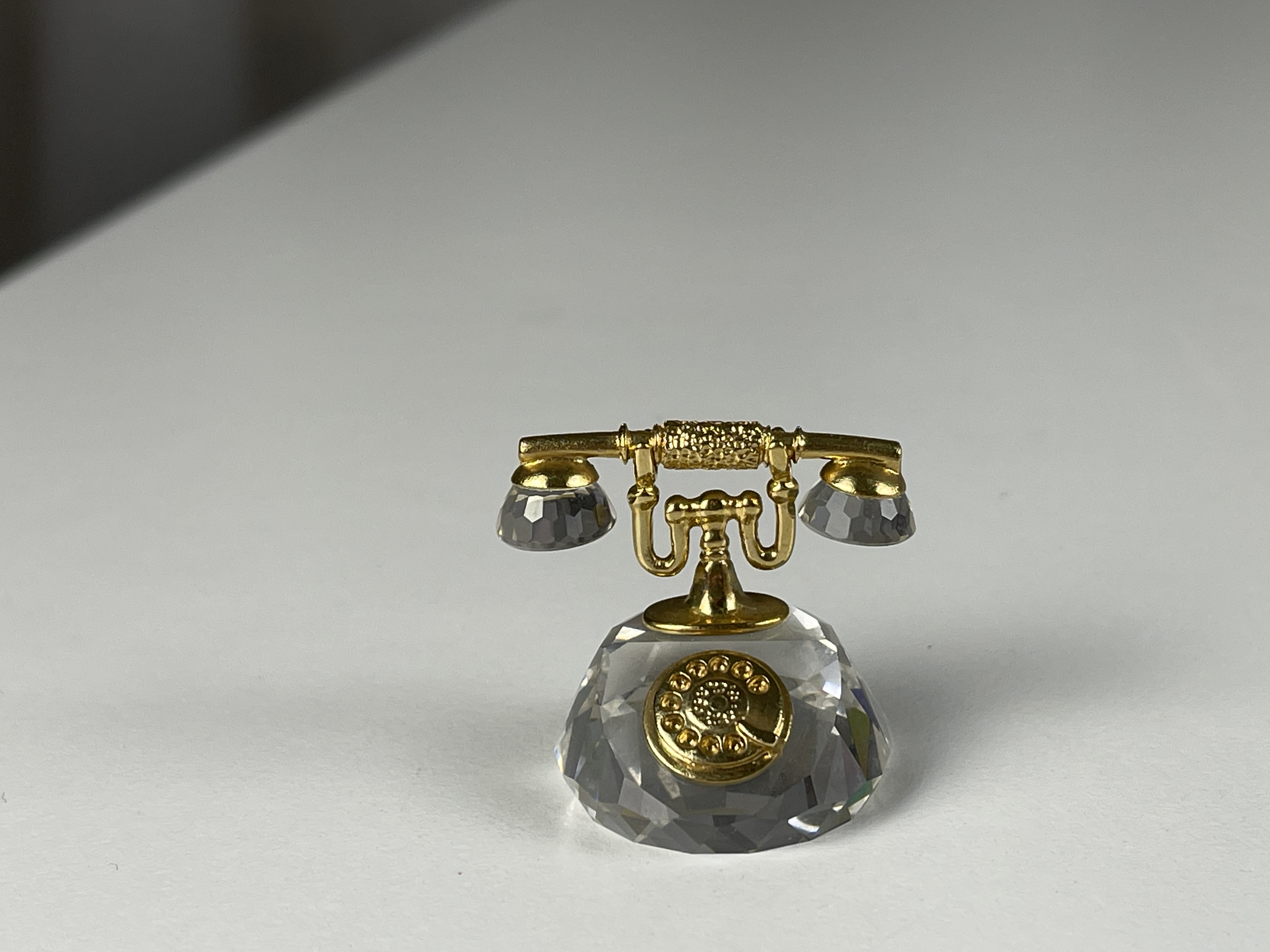 Swarovski Figur 180408 Memories Kristall Telefon 3 cm. Top Zustand  