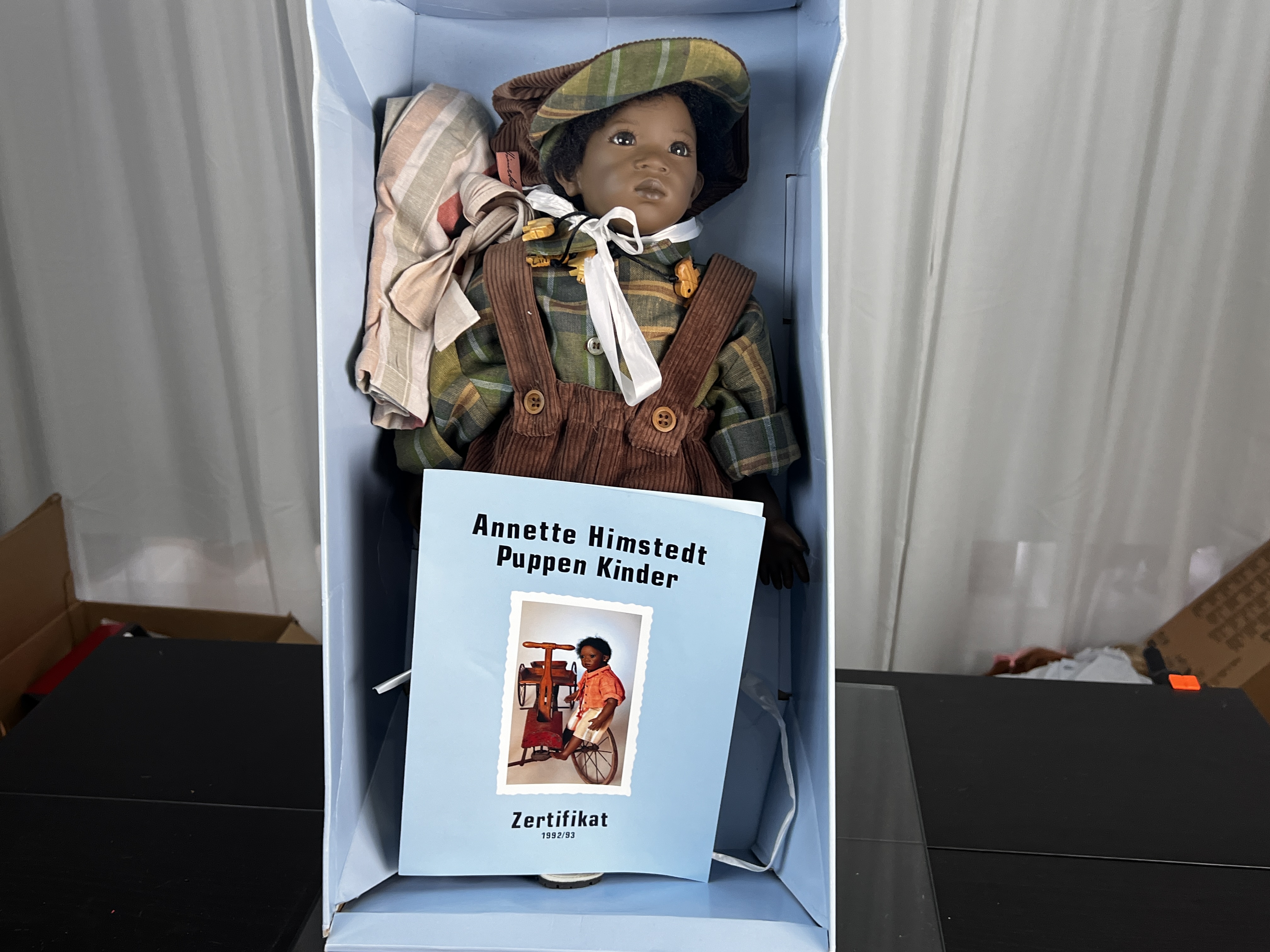 Annette Himstedt Puppe Pemba 55 cm. Top Zustand 