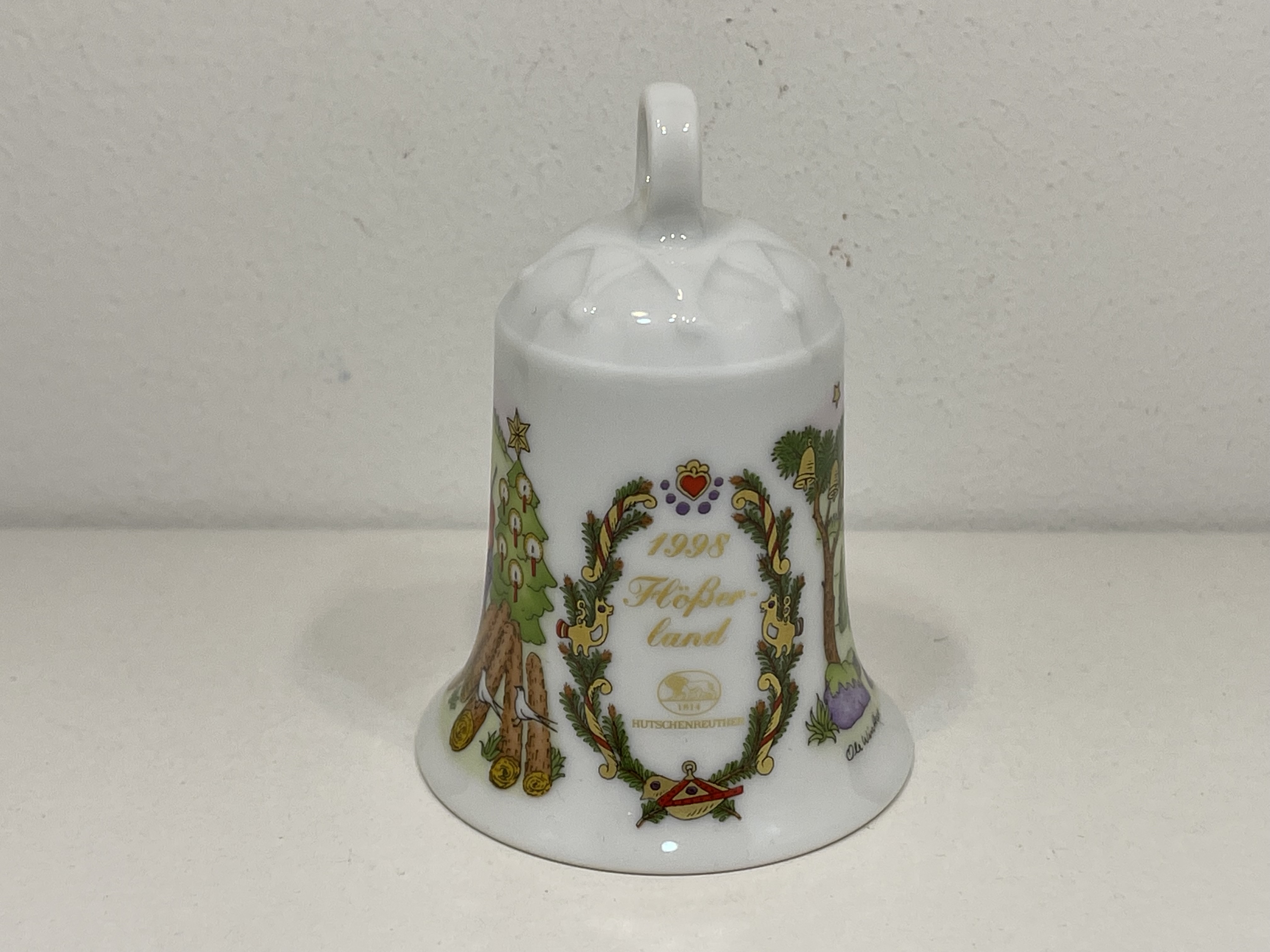   Hutschenreuther 1998. Weihnachtsglocke 7 cm. Top Zustand.   