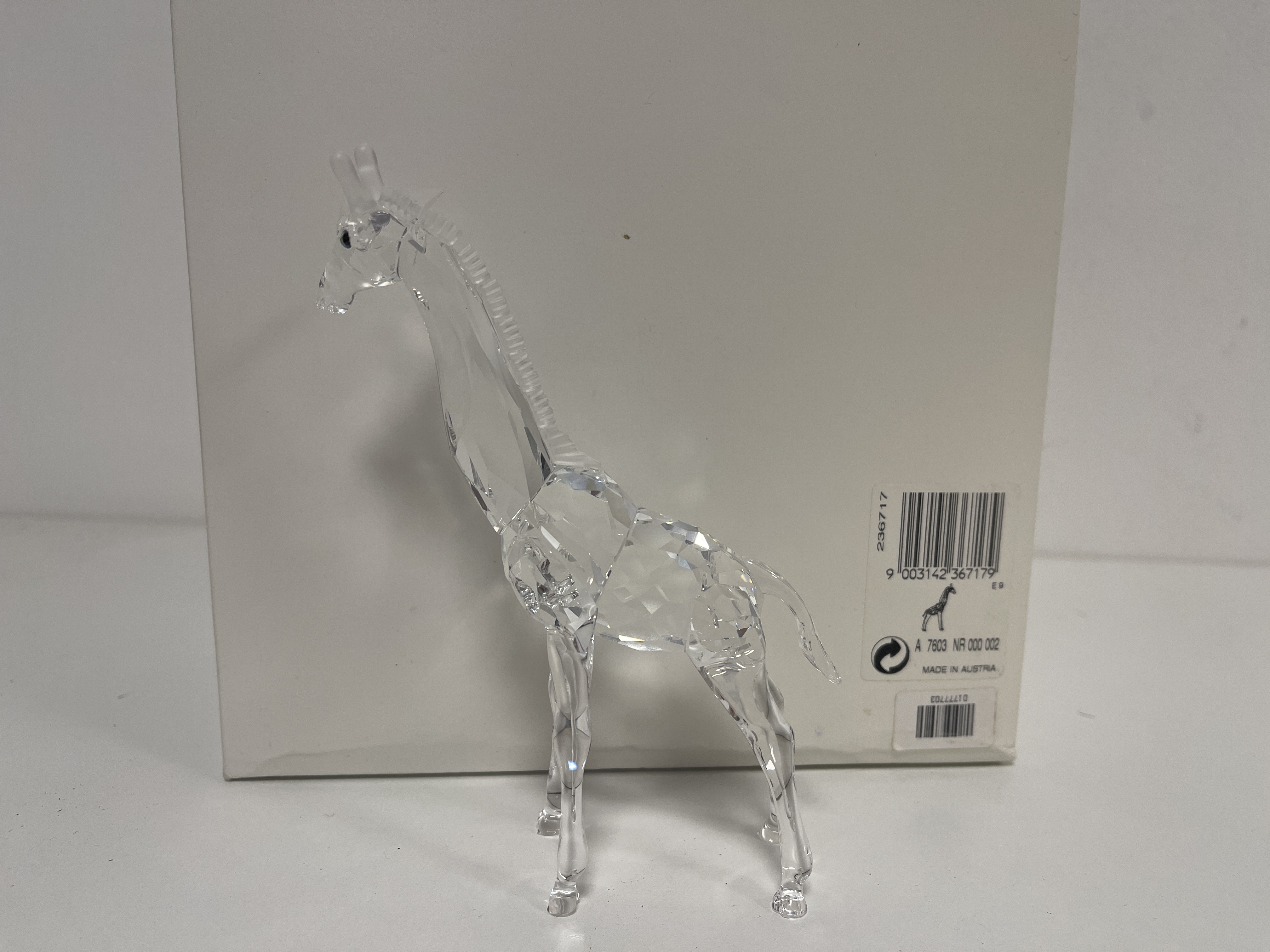 Swarovski Figur 236717 Giraffe 14 cm. Inkl Ovp & Zertifikat Top Zustand 