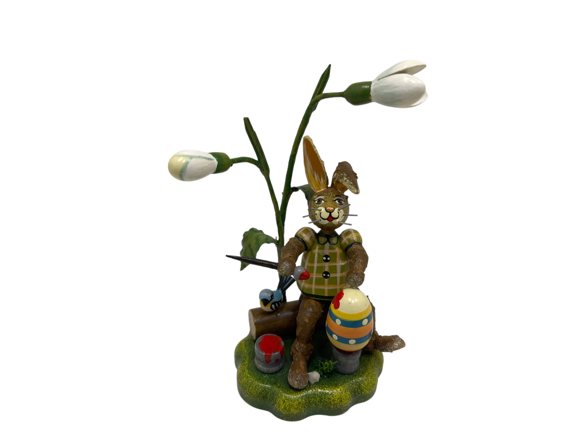 Erzgebirge Sammler Figur Hubrig Hase 11 cm. Top Zustand   