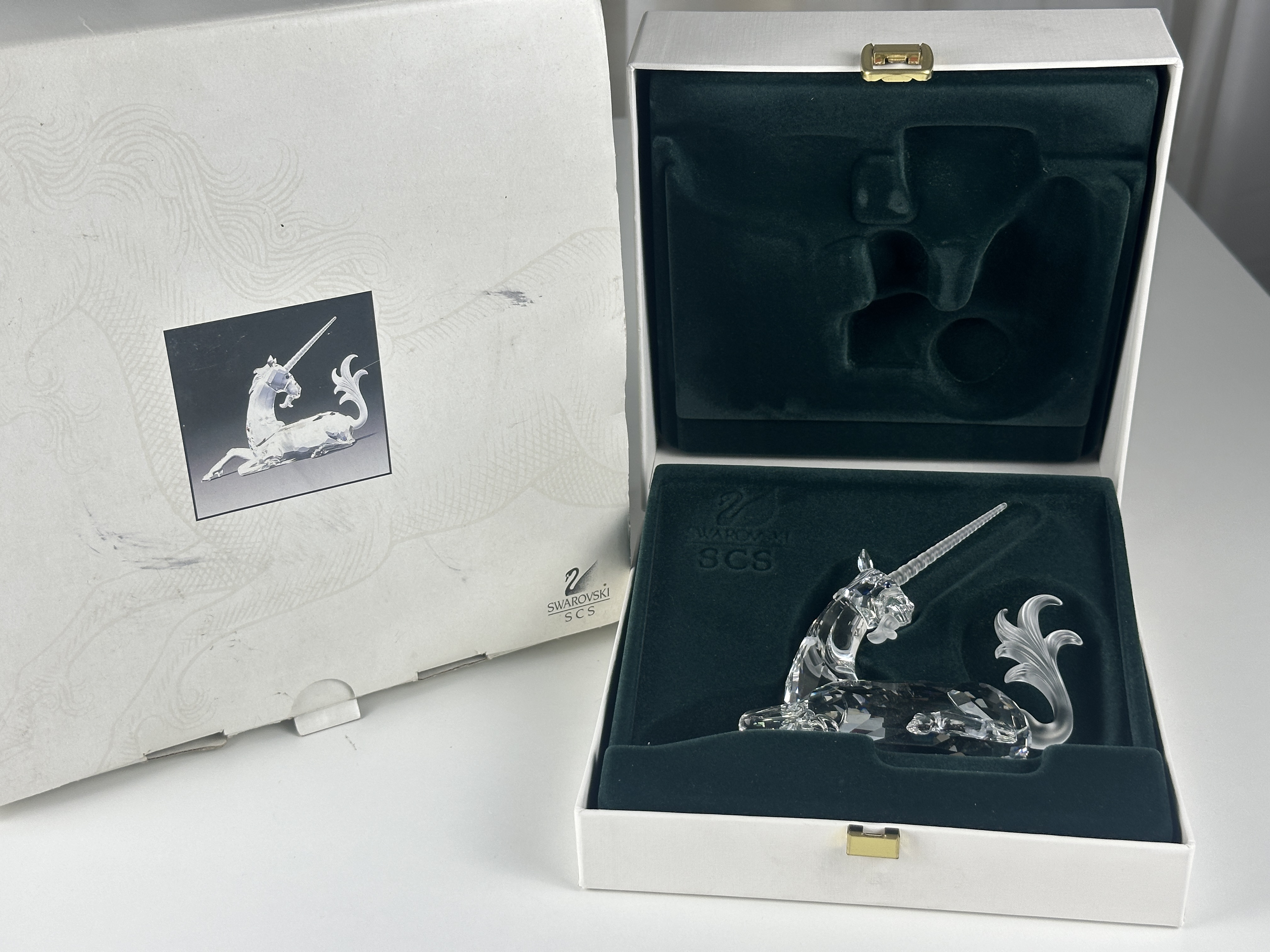  Swarovski Figur 191727 Jahresfigur Einhorn 14 cm. Mit Ovp & Zertifikat. Top Zustand