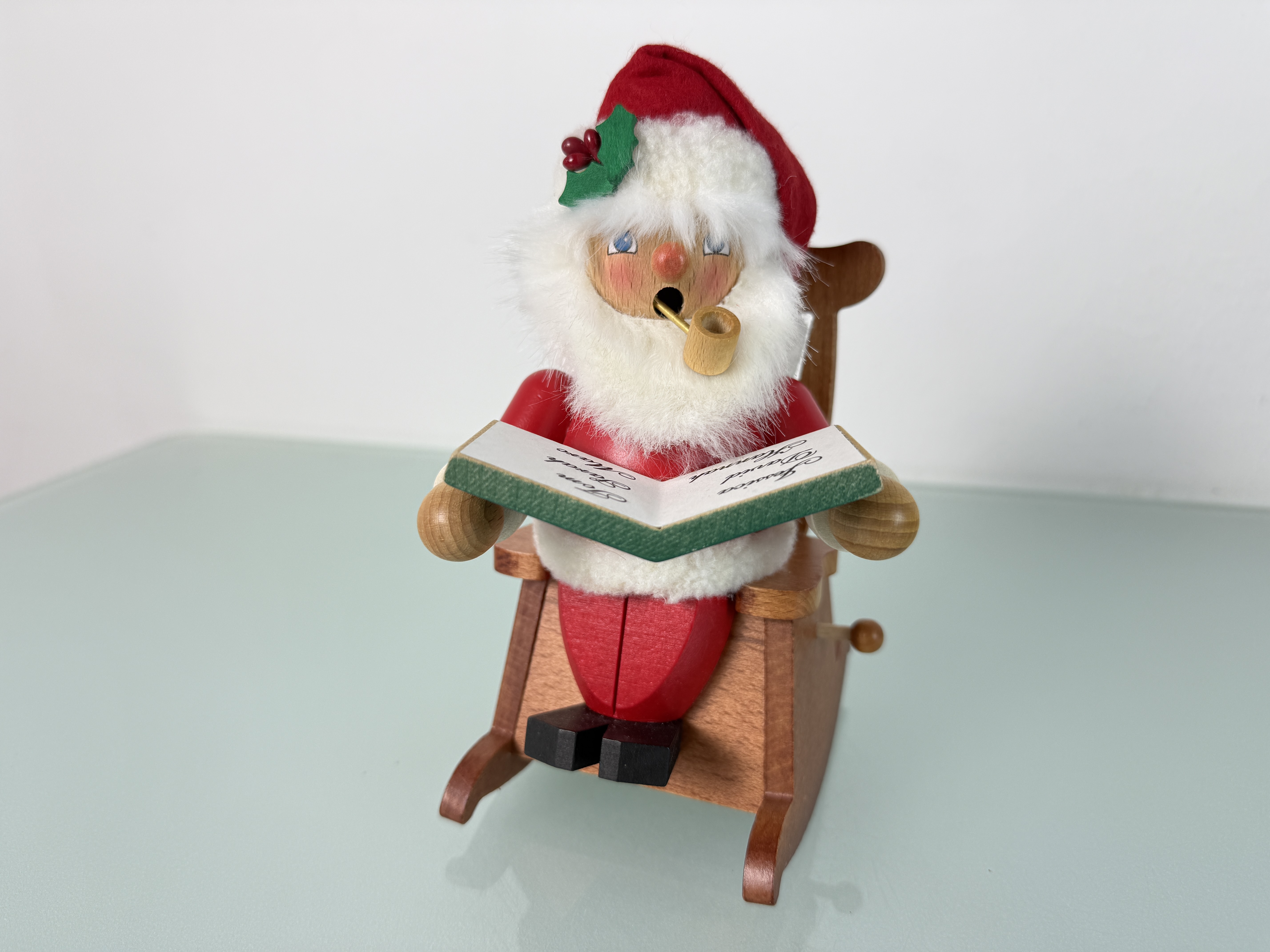 Erzgebirge Sammler Figur Räuchermann Spieluhr 19 cm. Top Zustand   