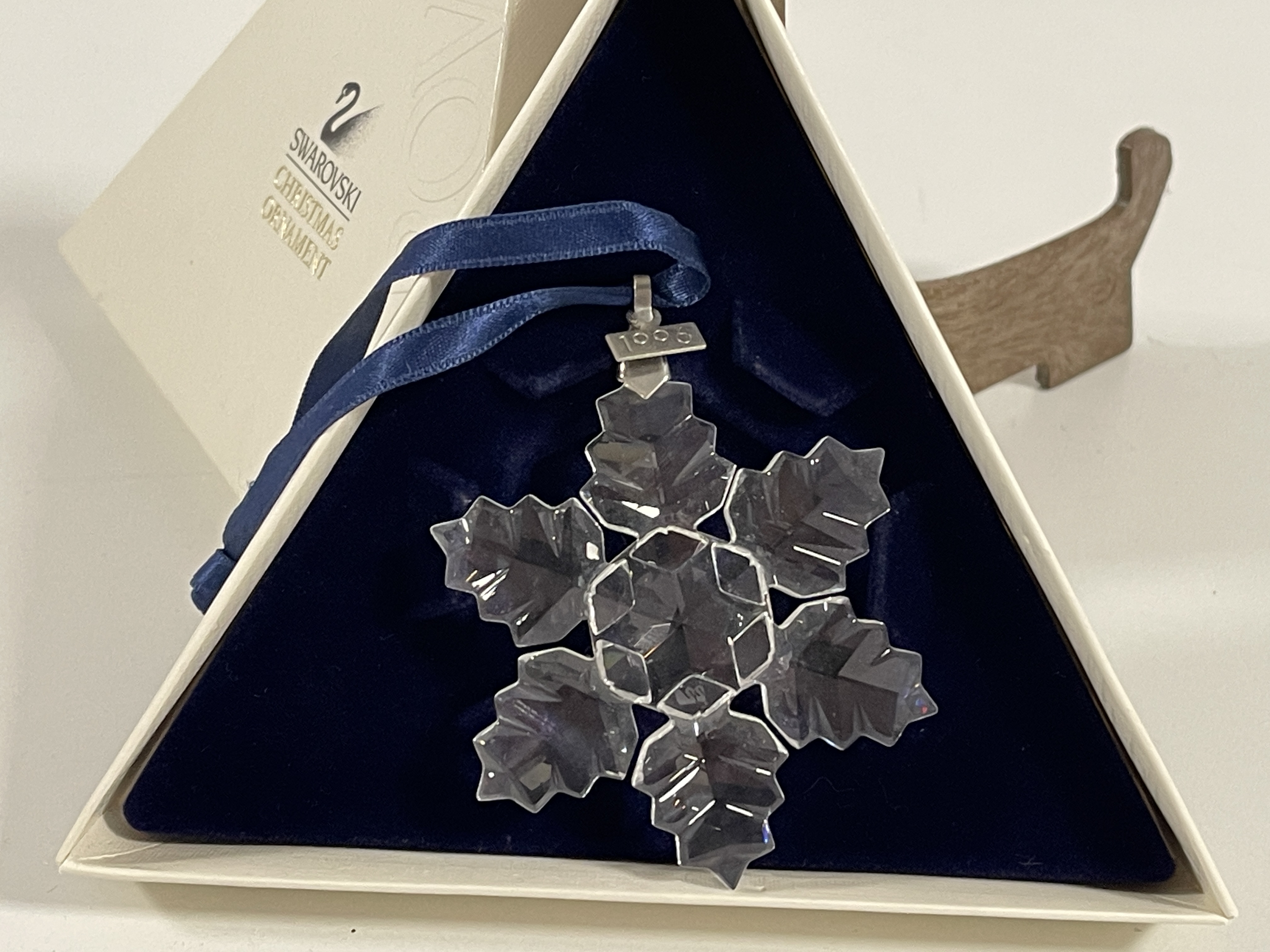  Swarovski Figur 199734 Weihnachtsstern 1996 Groß 5,4 cm. Kiste - Top  Zustand    