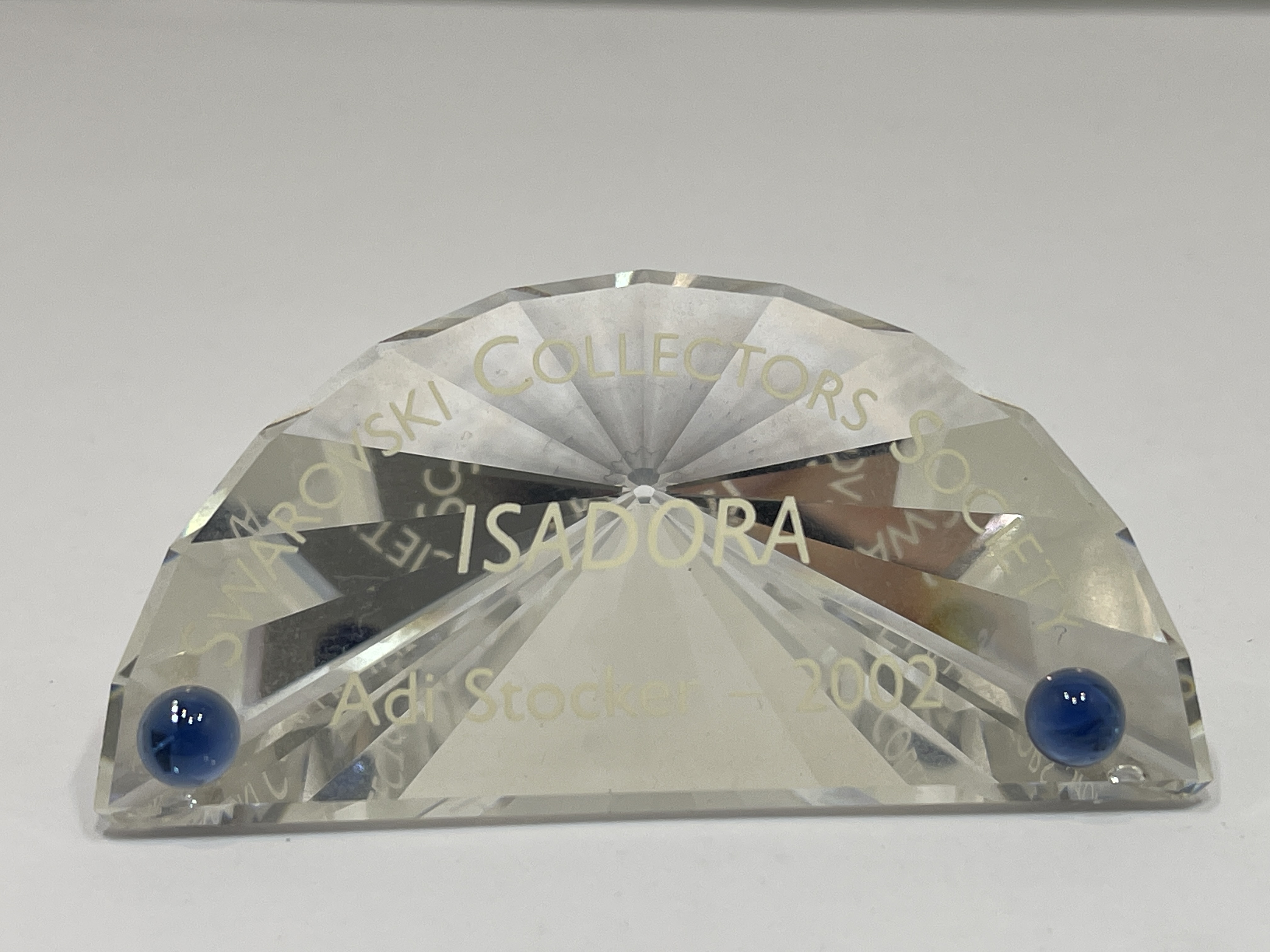  Swarovski Kristall Figur Schild Isadora. Top Zustand. 