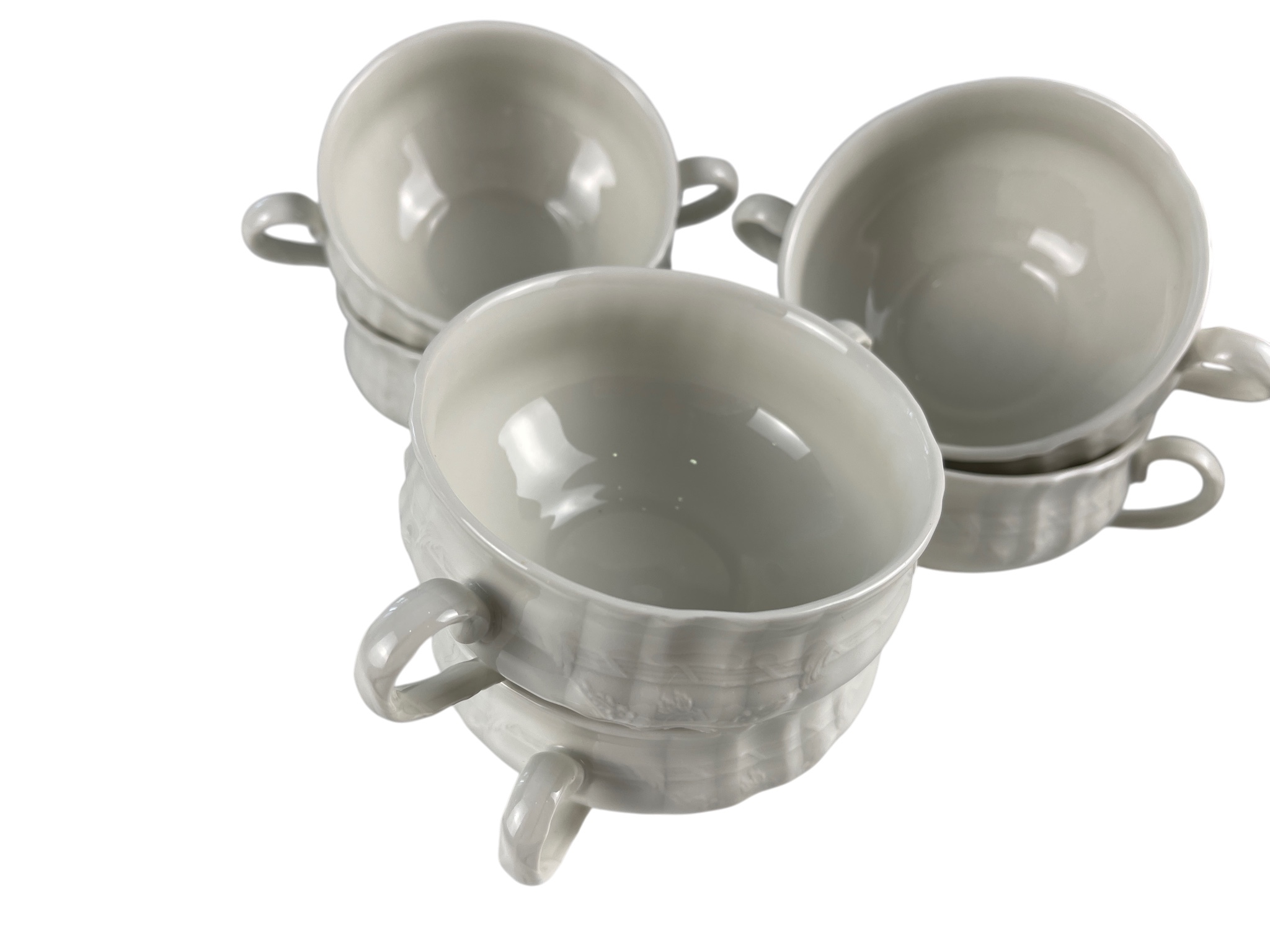 KPM Berlin Porzellan Suppentasse 6 Stück je 6 x 10 cm. - 1 Wahl Top Zustand 
