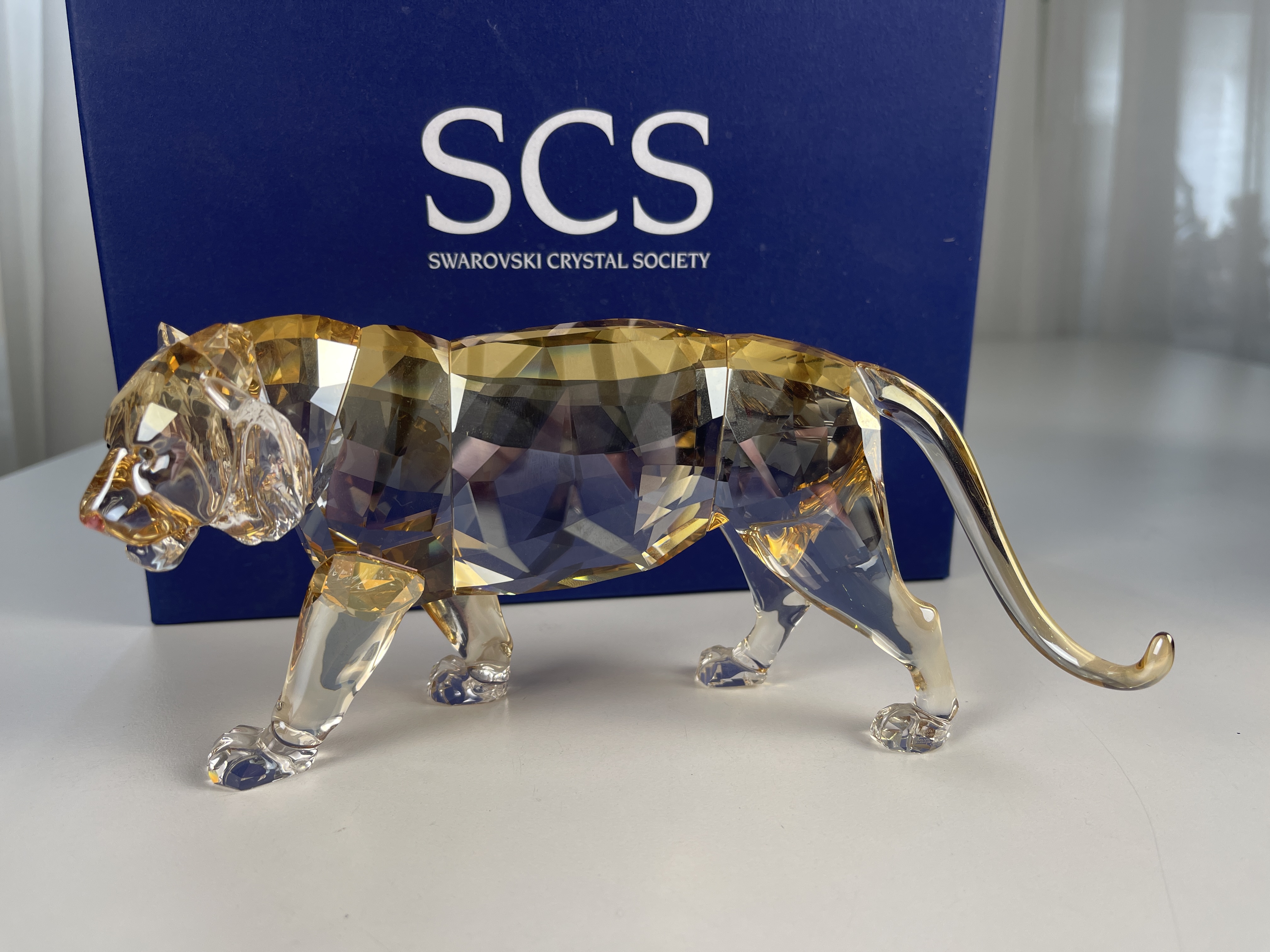 Swarovski Figur 1003148 Tiger 18 cm. Ovp und Zertifikat. Top Zustand 