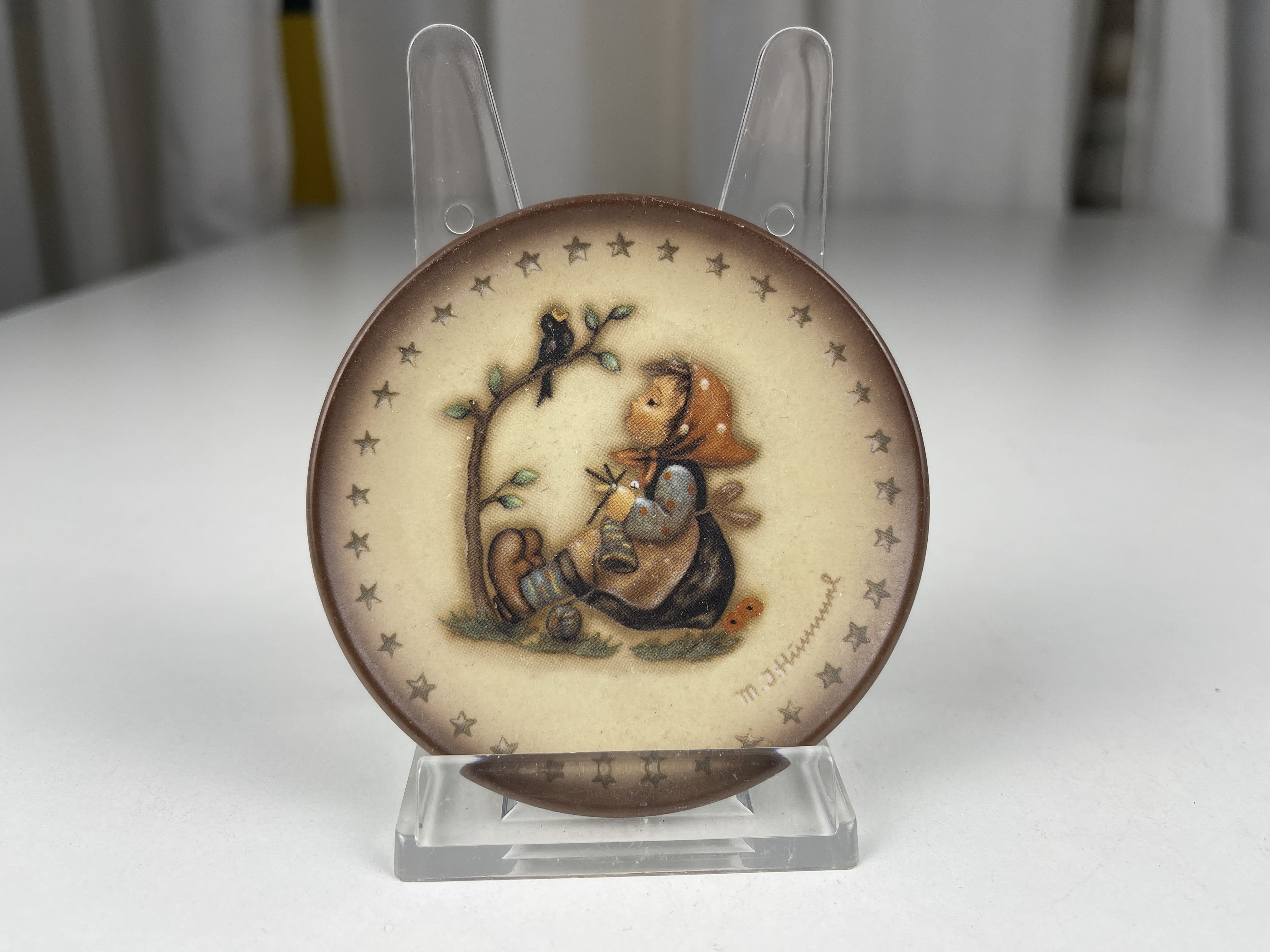  M.I. Hummel Teller  Ø 8,5 cm. 1 Wahl. Top Zustand.   