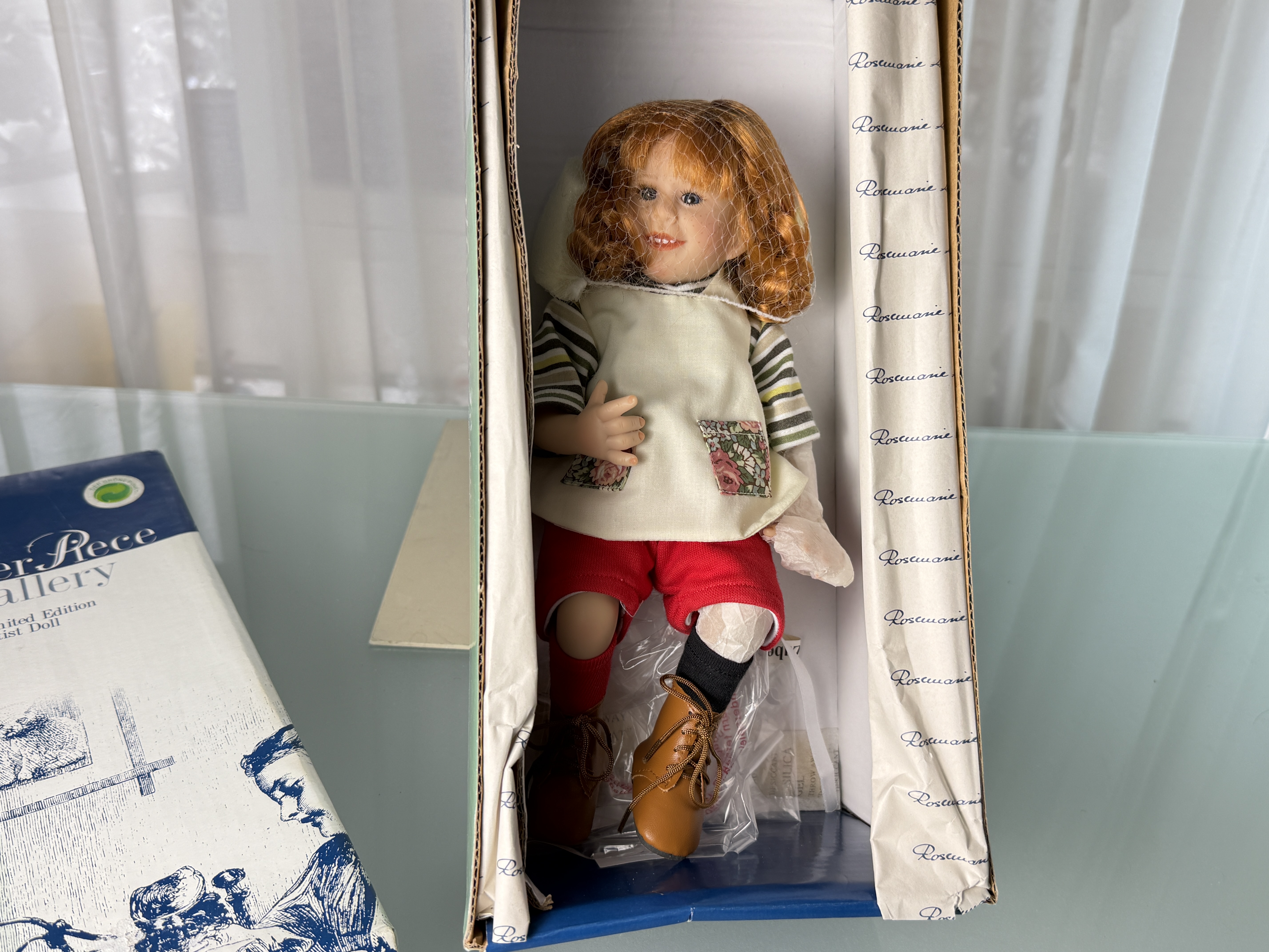 Künstlerpuppe Rosemarie Anna Müller Puppe 28 cm. Top Zustand
