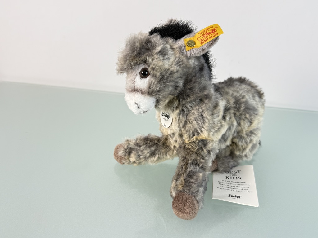 Steiff Tier 280337 Esel 24 cm Top Zustand  