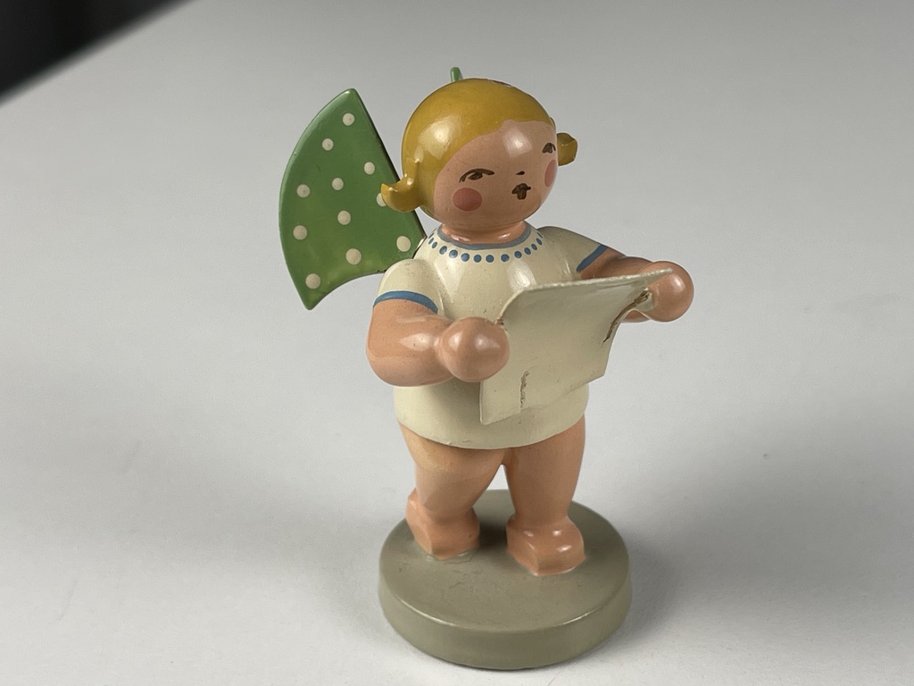 Erzgebirge Wendt und Kühn Figur Engel 6 cm. Zustand siehe Fotos  