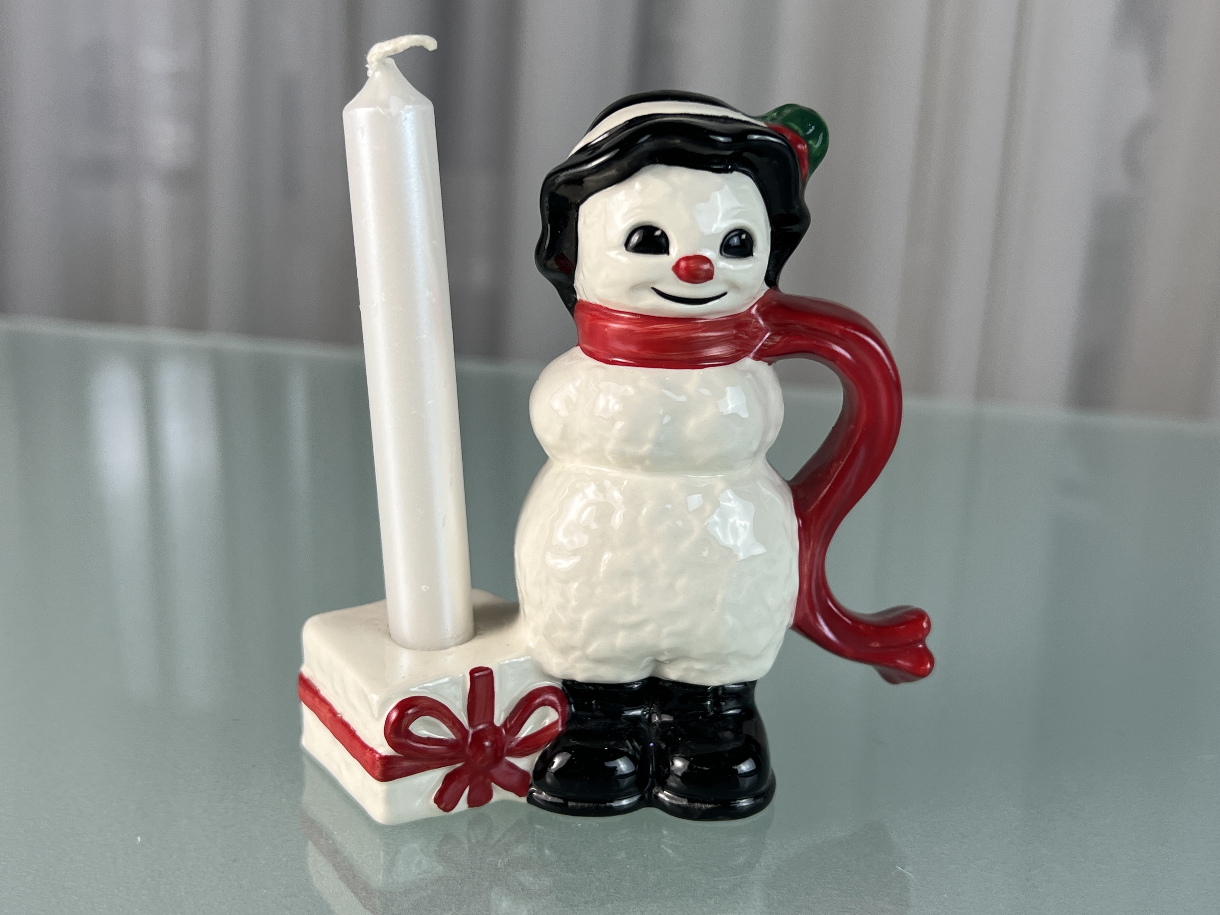 Goebel Figur Kerzenständer Schneemann 10,5 cm. 1 Wahl. Top Zustand 