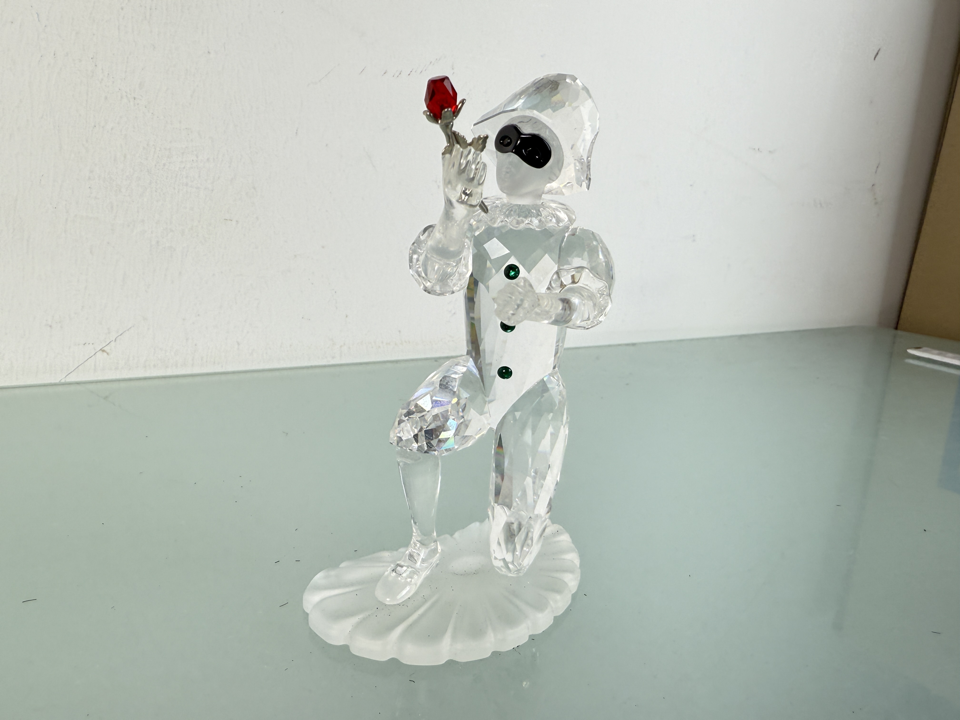 Swarovski Figur 254044 Jahresfigur 13,5 cm Harlekin 2001. Top Zustand 