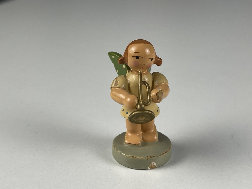 Erzgebirge Figur Engel 4,5 cm. Zustand  siehe Fotos   