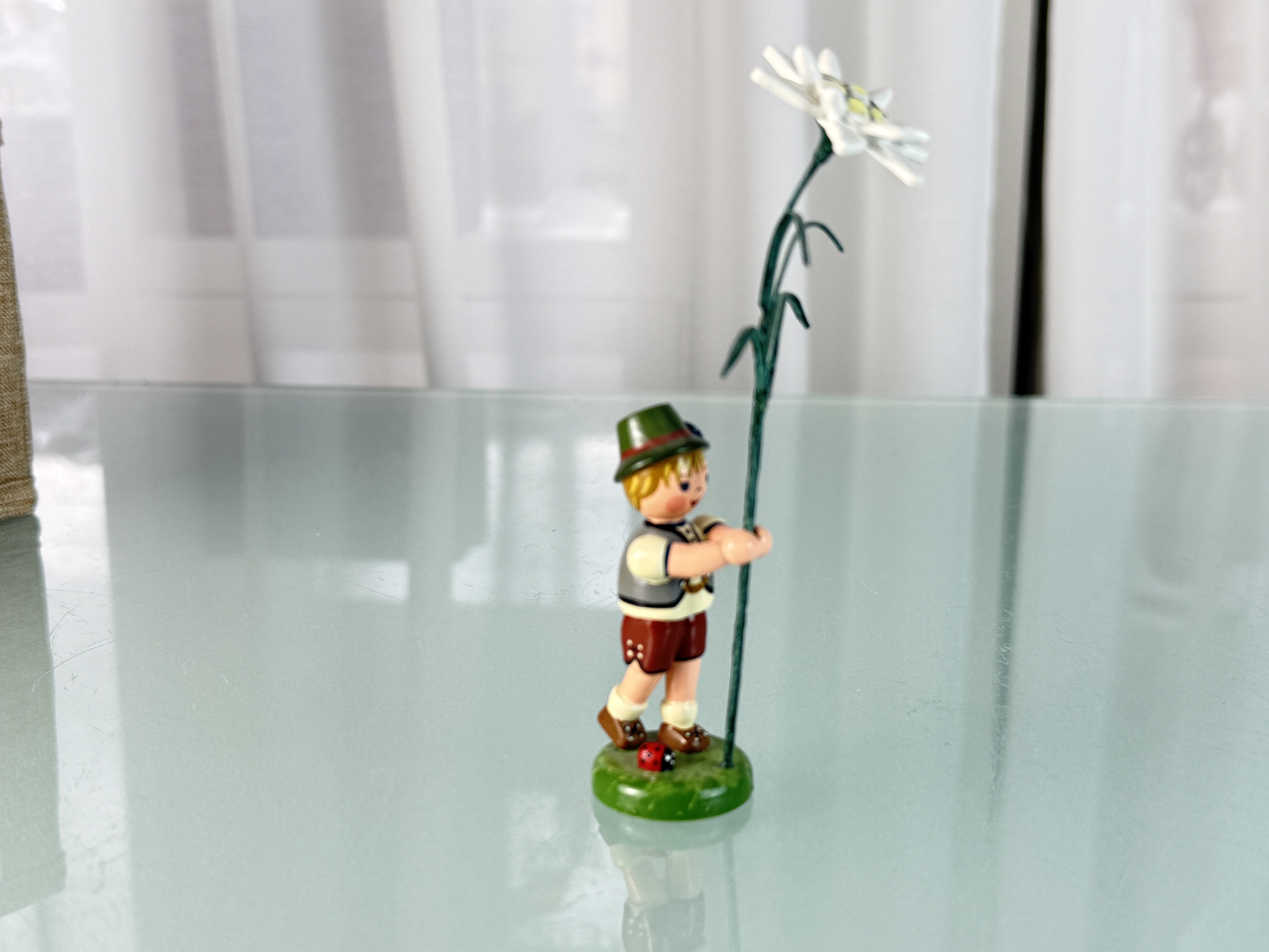 Erzgebirge Sammler Figur Hubrig 12 cm. Top Zustand   