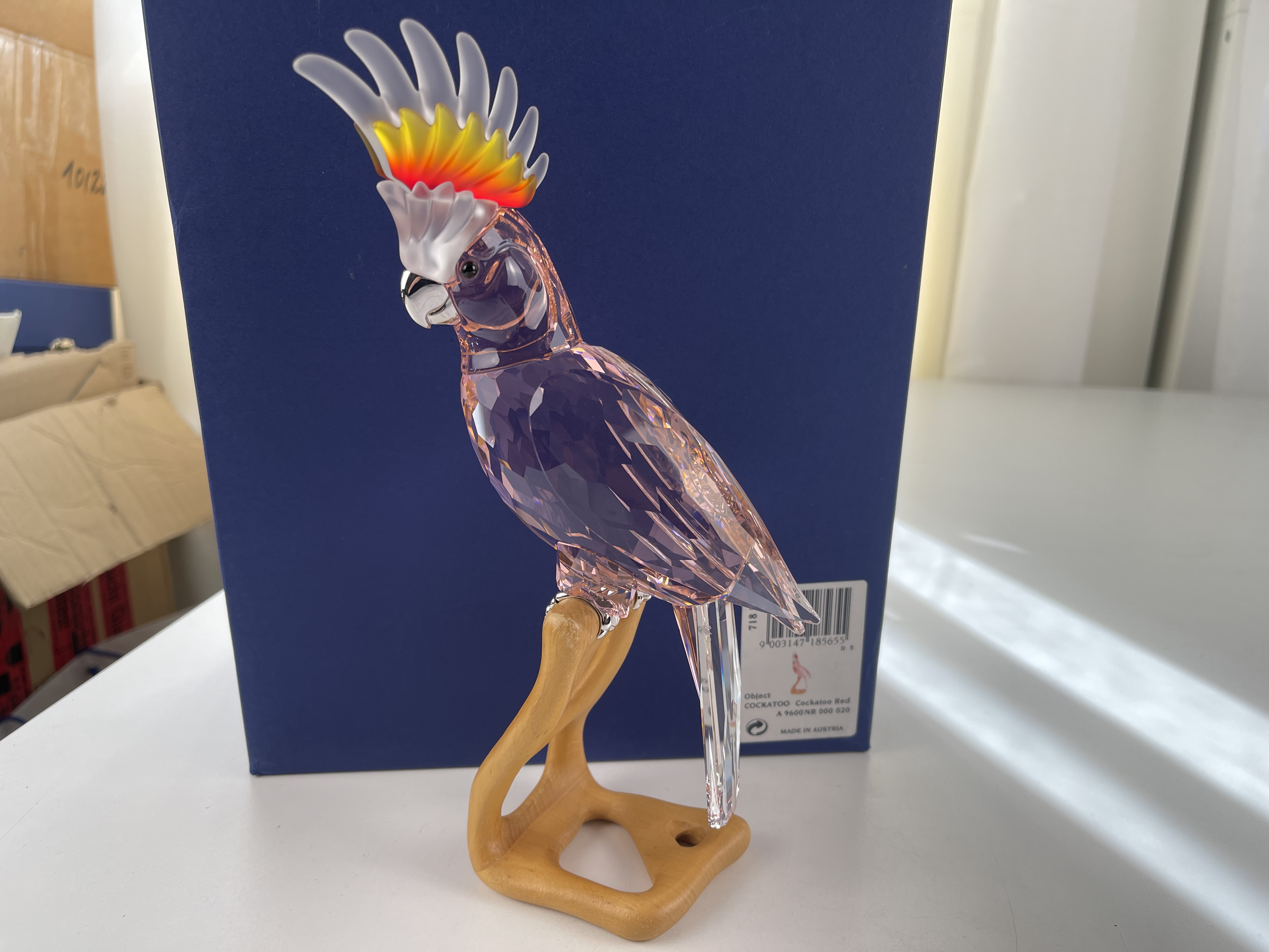 Swarovski Figur 718565 Kakadu Papagei 23 cm. -  + OVP & Zertifikat Top Zustand 