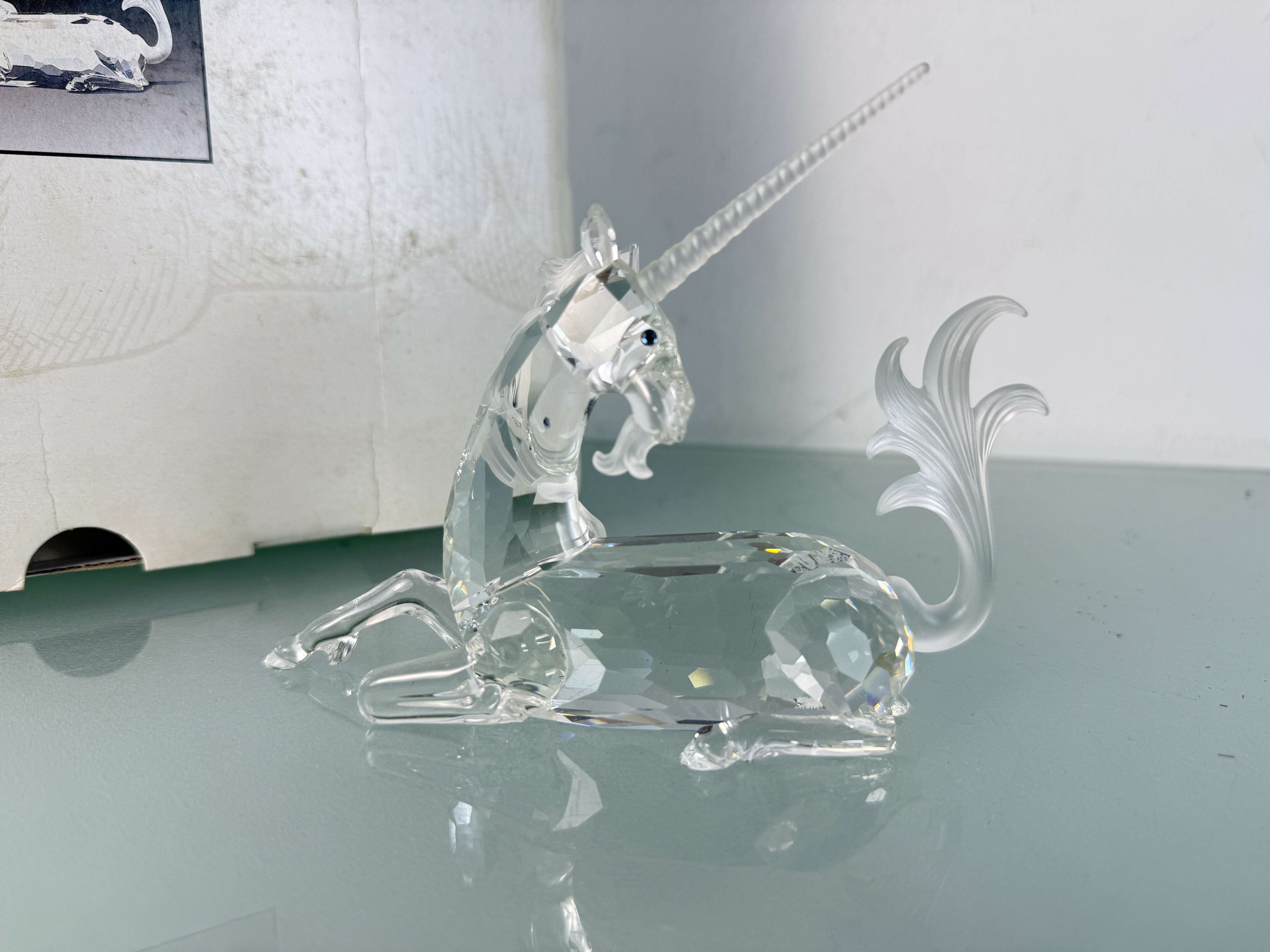  Swarovski Figur 191727 Jahresfigur Einhorn 14 cm. Mit Ovp & Zertifikat. Top Zustand   
