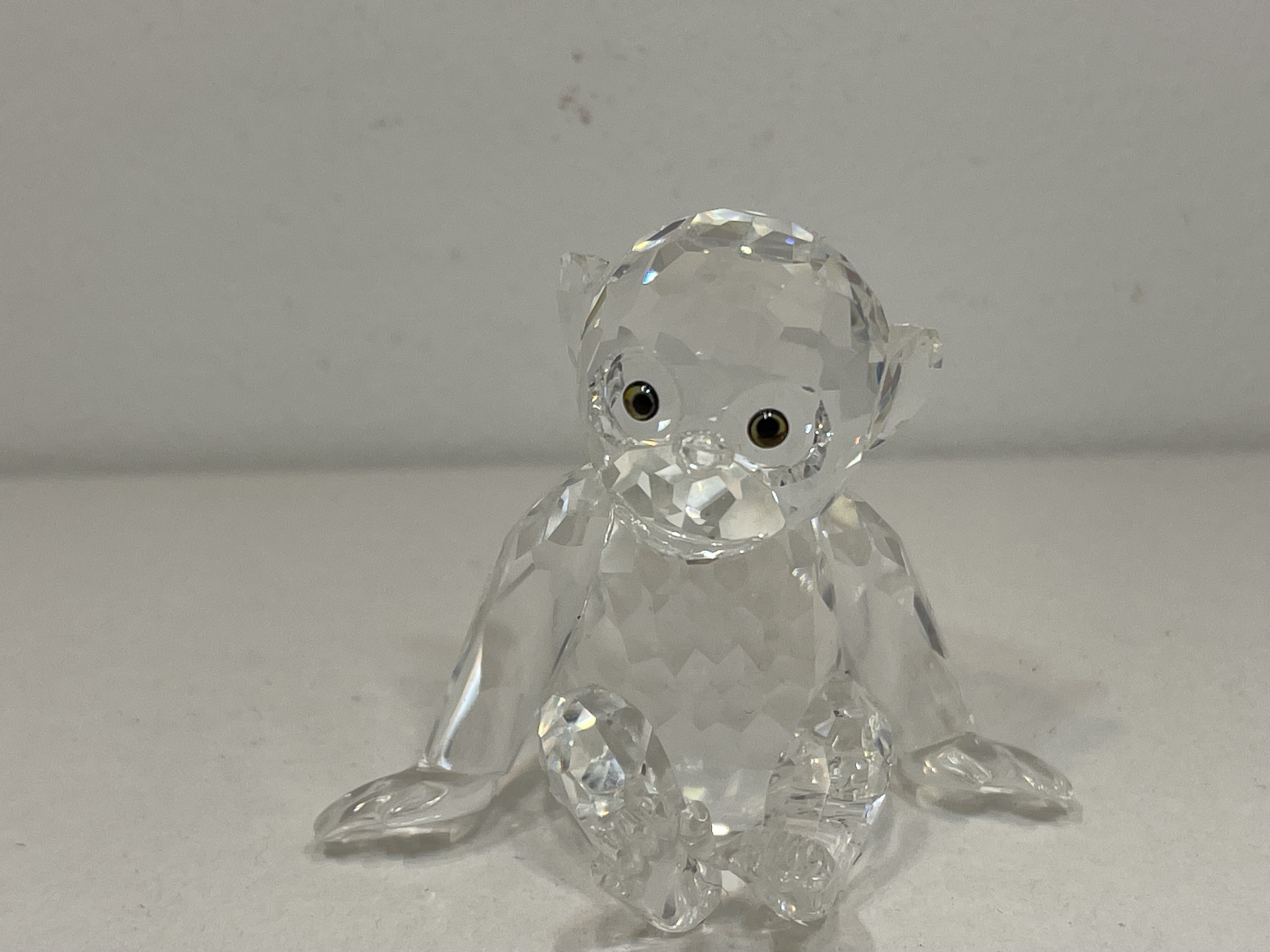 Swarovski Figur 221625 Affe Schimpanse 5,8 cm. - Top Zustand    